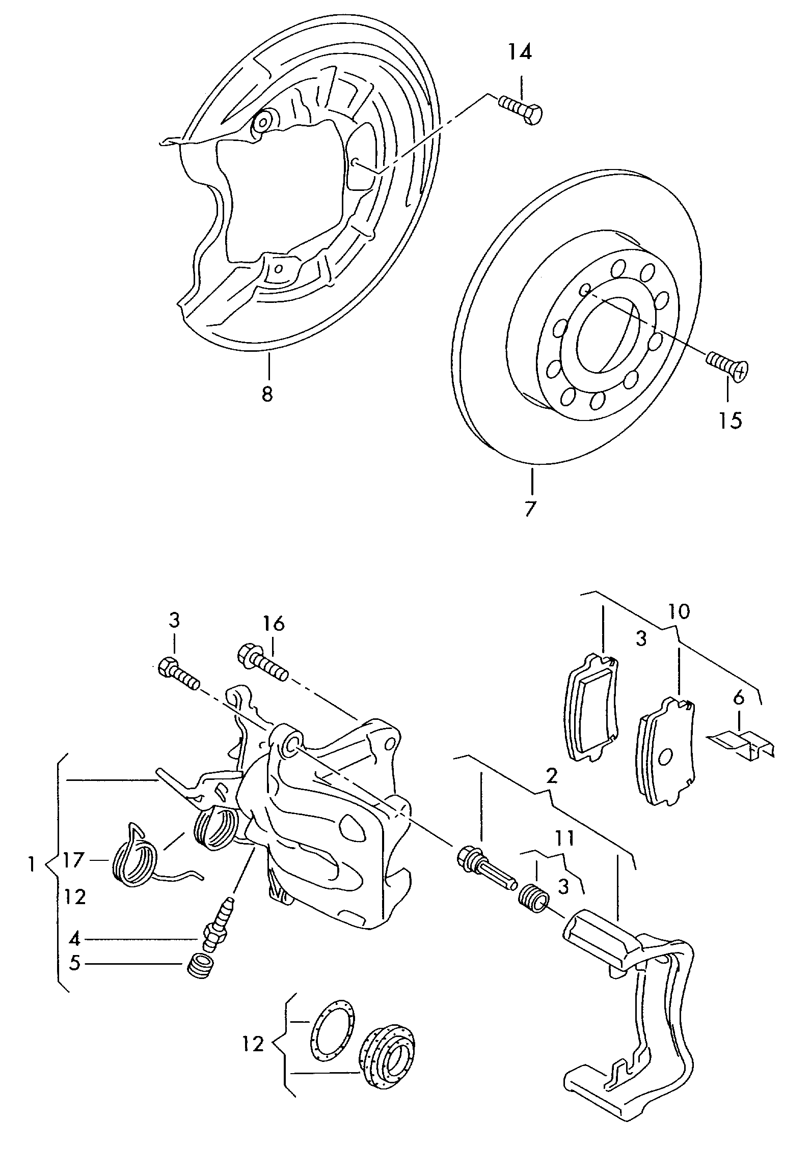 AUDI JZW615601F - Спирачен диск vvparts.bg