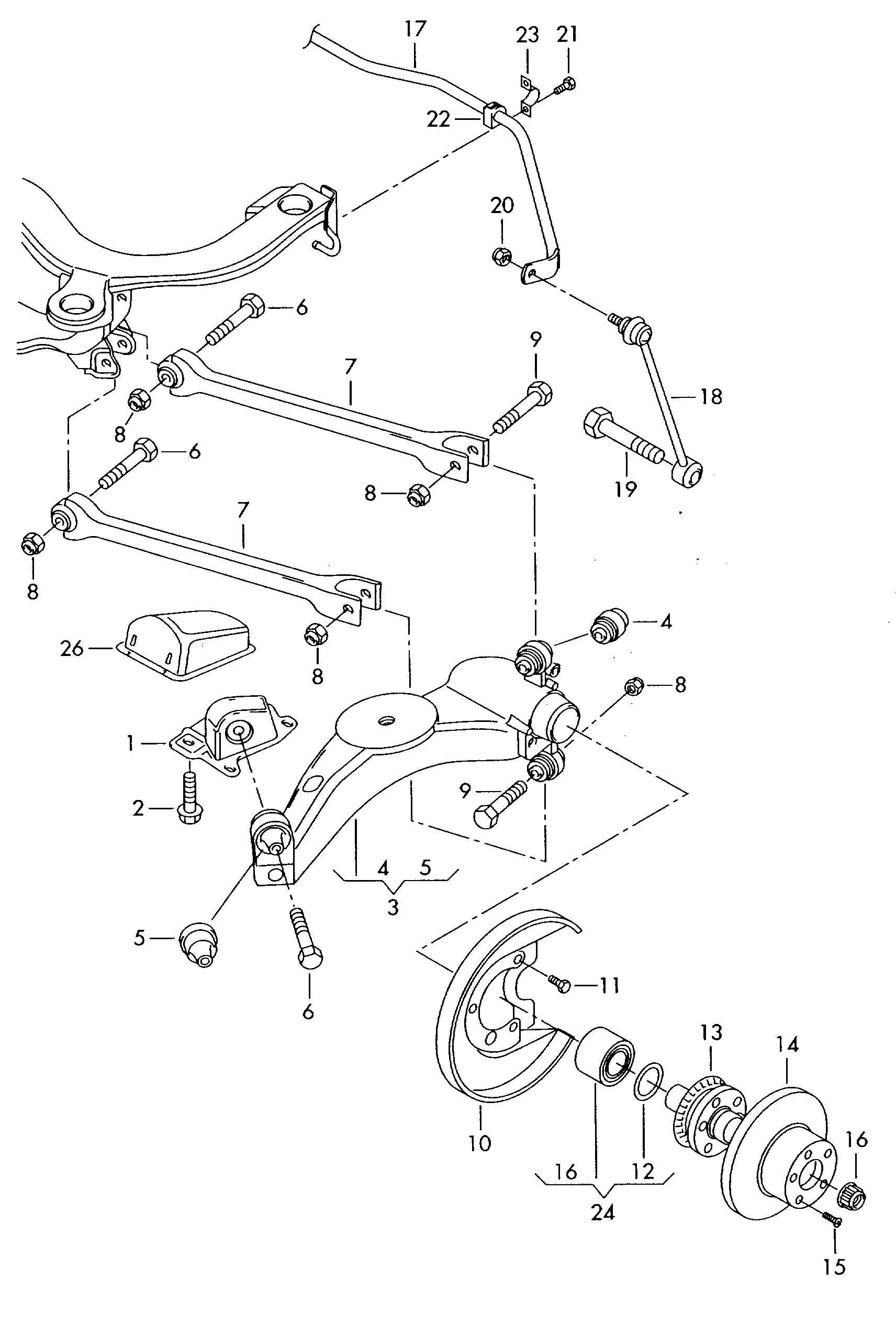 AUDI N 104 280 01 - Hex collared bolt vvparts.bg