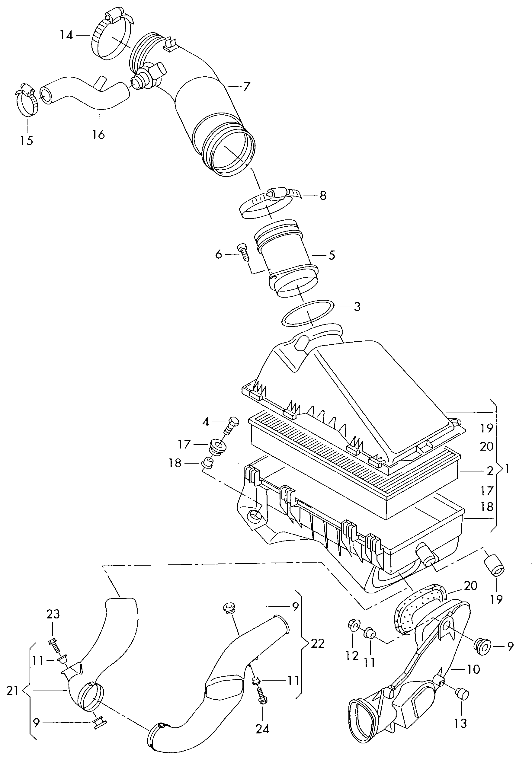 Seat 071 906 461 A - Въздухомер-измерител на масата на въздуха vvparts.bg