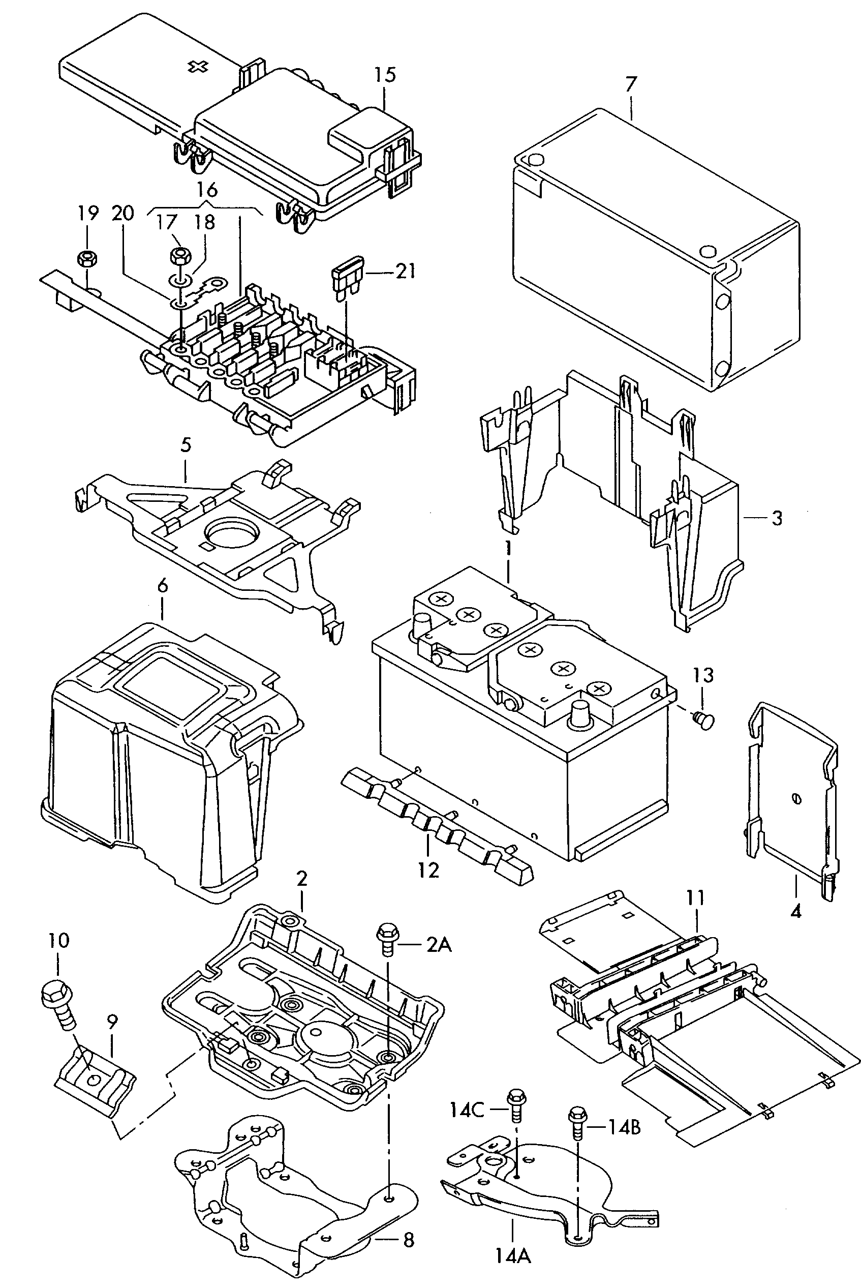 Barreiros JZW915105C - Стартов акумулатор vvparts.bg