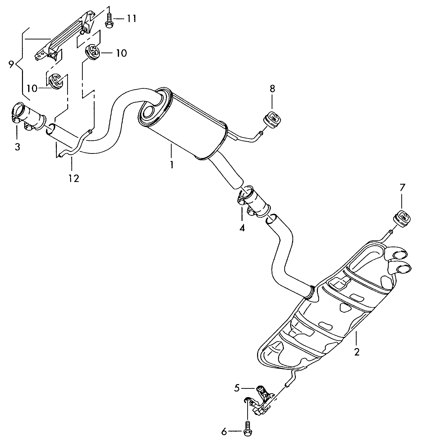 AUDI 1K0253144AN - Държач, гърне vvparts.bg