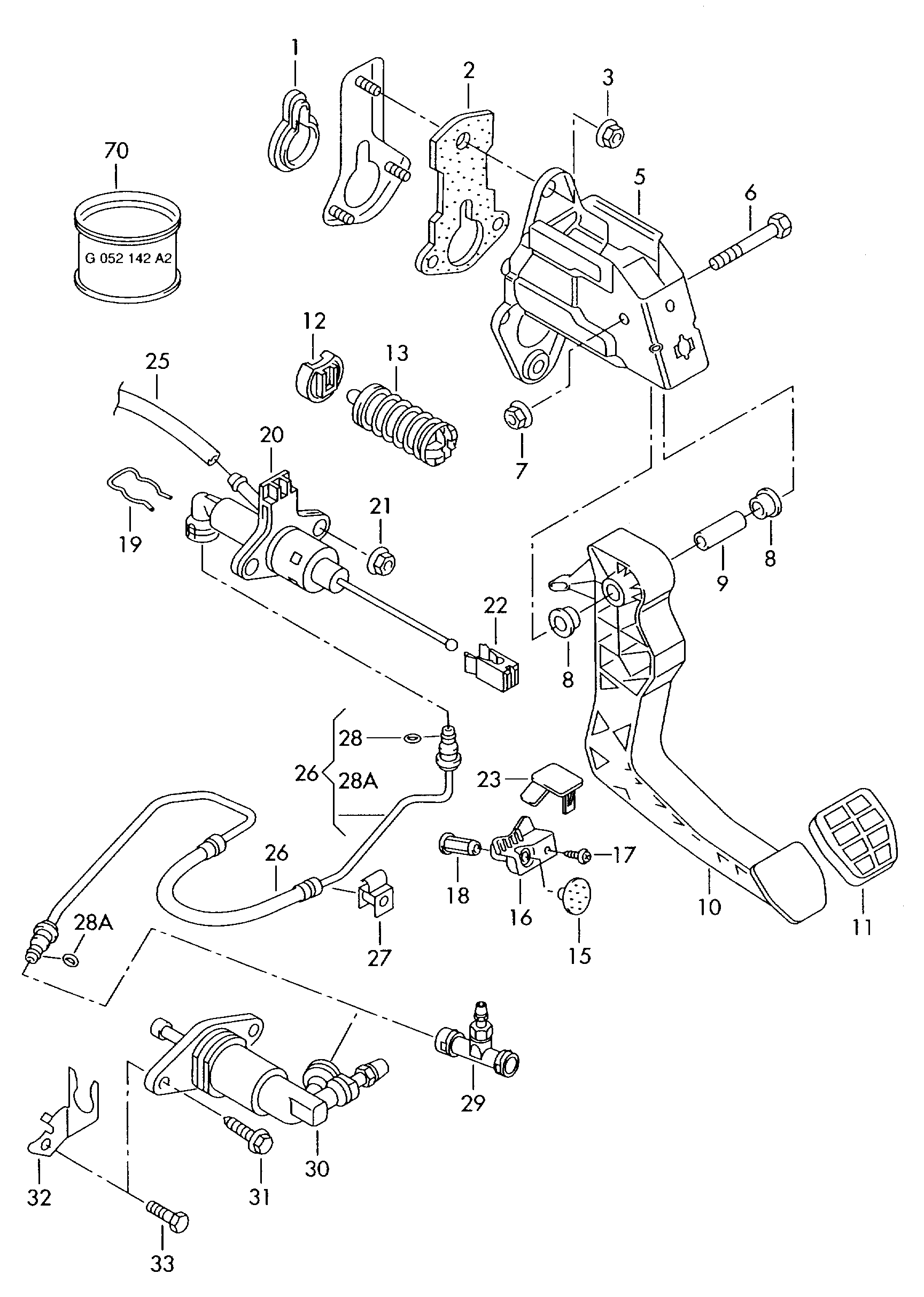 VW 6R0 721 261 A - Хидравлична помпа, активатор съединител vvparts.bg