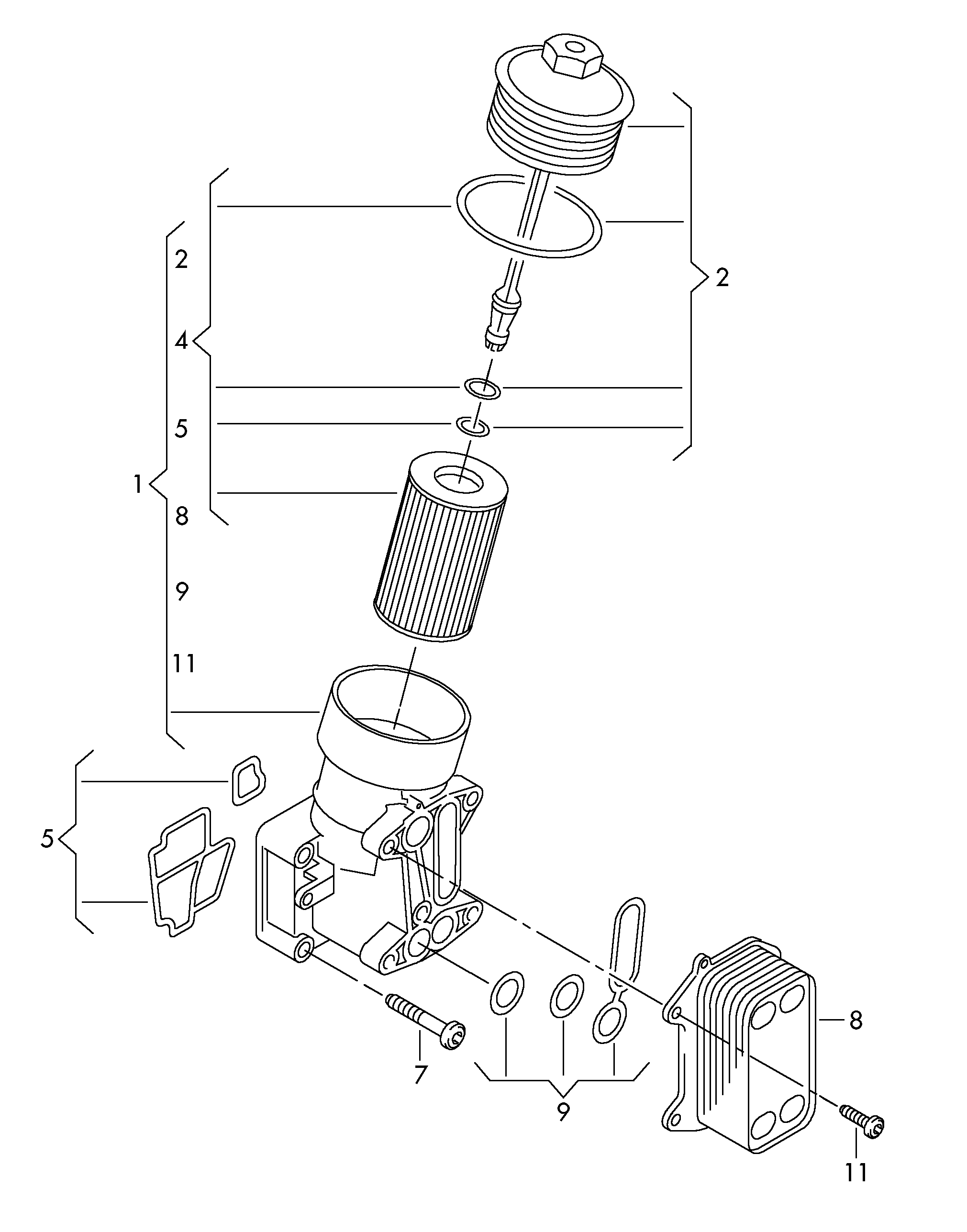 VAG 03L 115 562 - Маслен филтър vvparts.bg