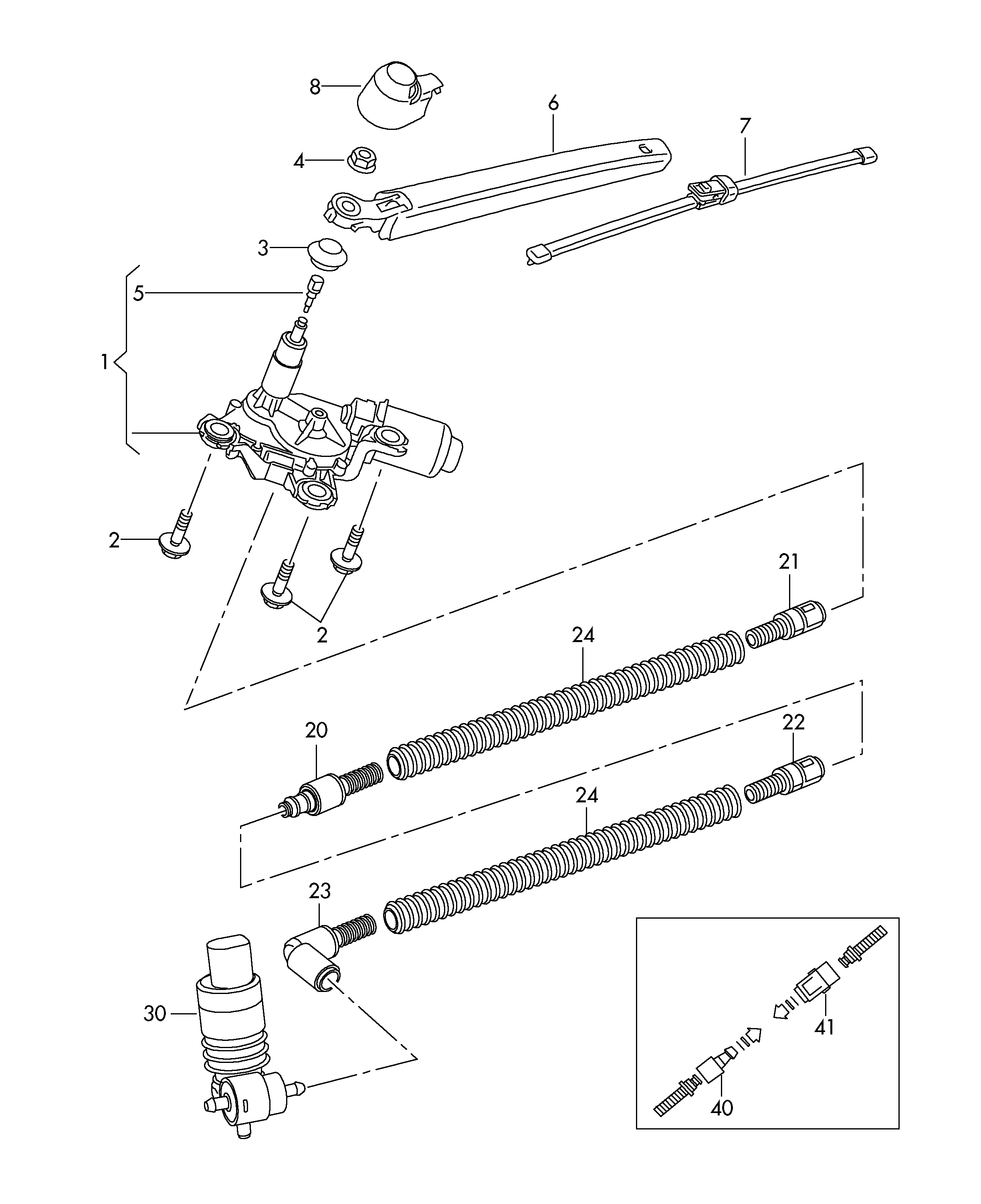 VAG 5J6955425 - Перо на чистачка vvparts.bg