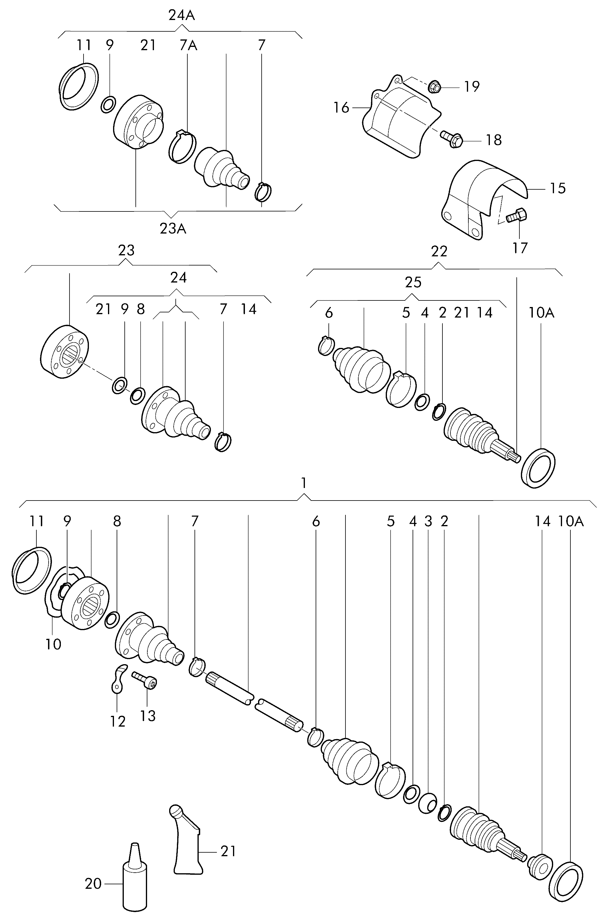 VAG 6Q0407451CX - Полуоска vvparts.bg