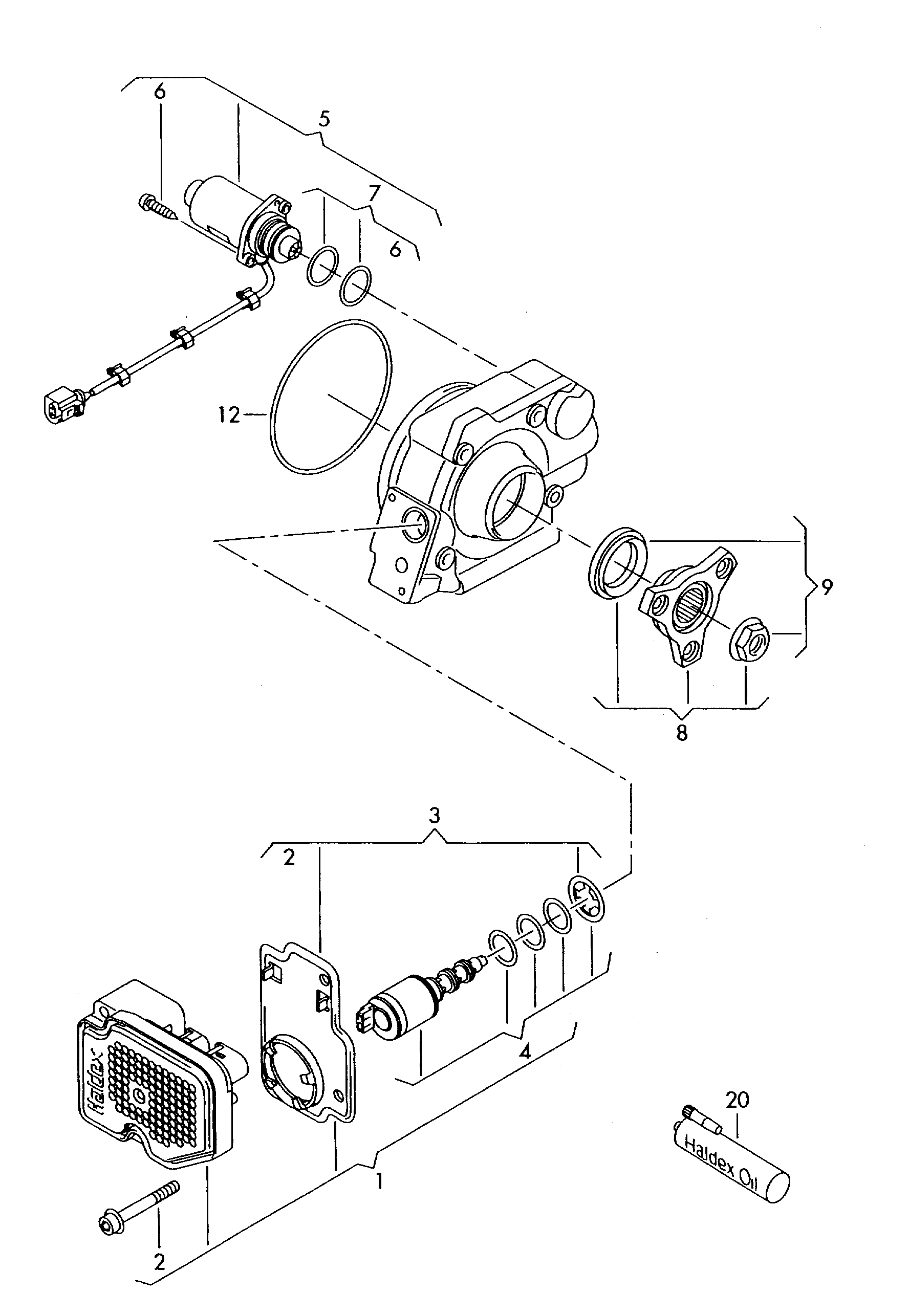 Skoda 0AY598549A - Помпа, ламелен съединител 4 х 4 vvparts.bg