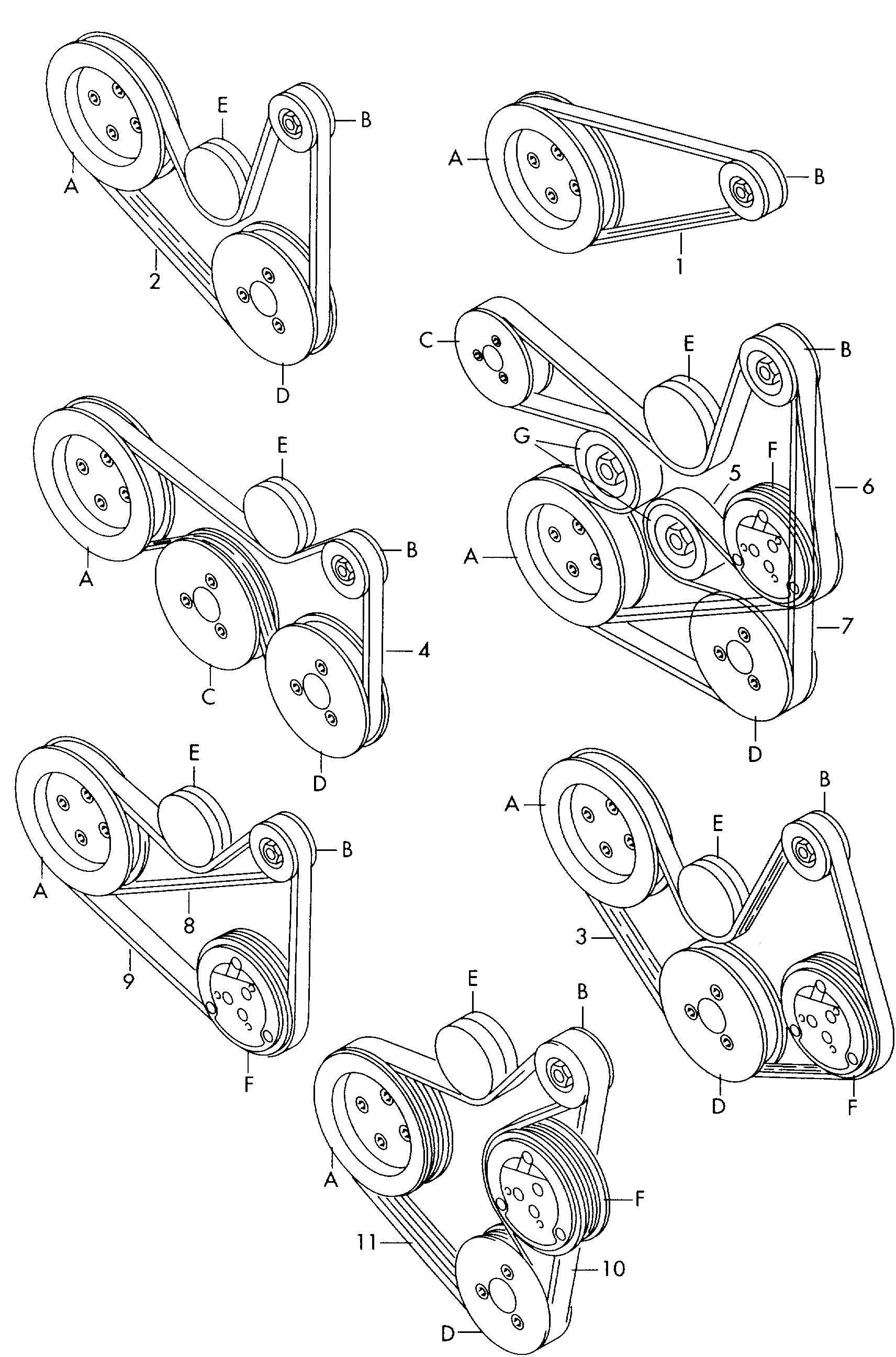 VAG 06J 260 849 D - Пистов ремък vvparts.bg