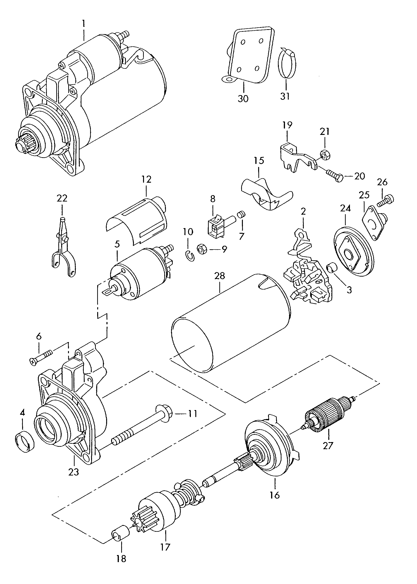 VW 058911209B - Стартер vvparts.bg