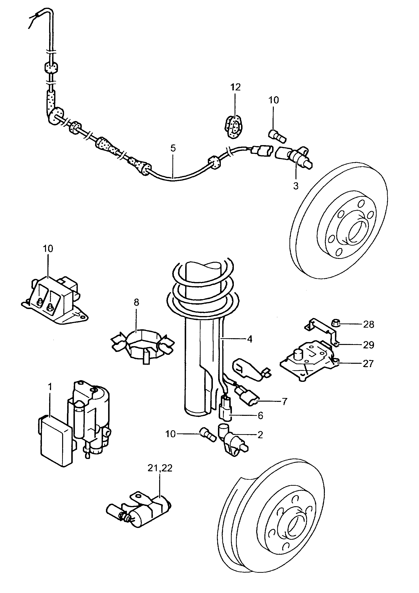 VAG 6Q0 927 803 B - Датчик, обороти на колелото vvparts.bg