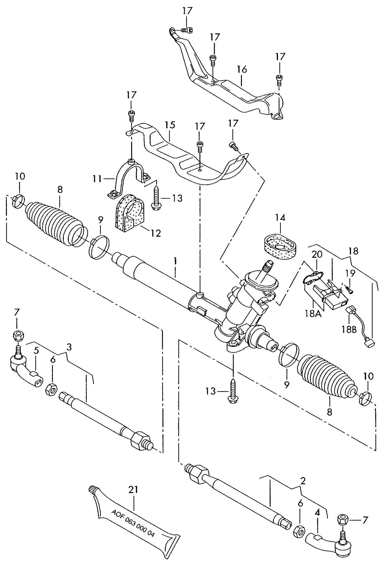 Skoda 6Q1423062FX - Кормилна кутия vvparts.bg