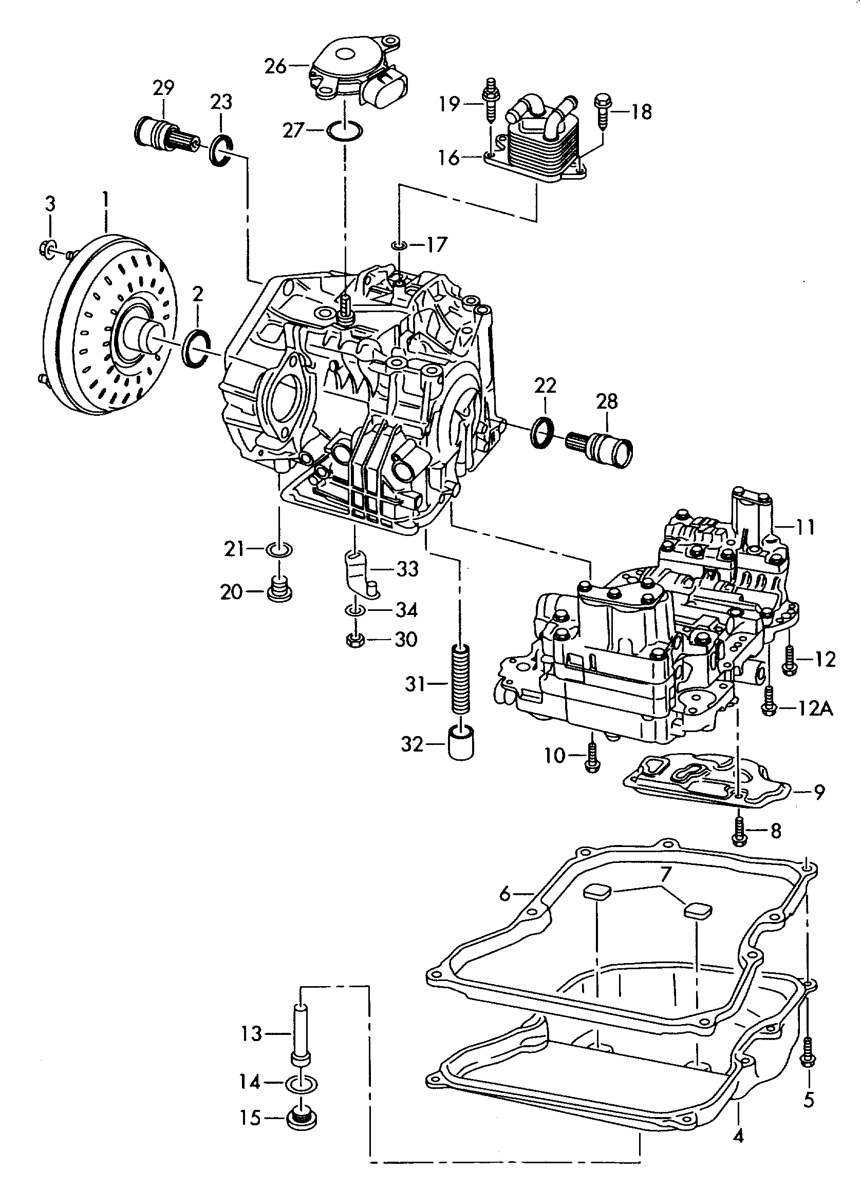 Seat 09G 325 429 - Хидравличен филтър, автоматична предавателна кутия vvparts.bg