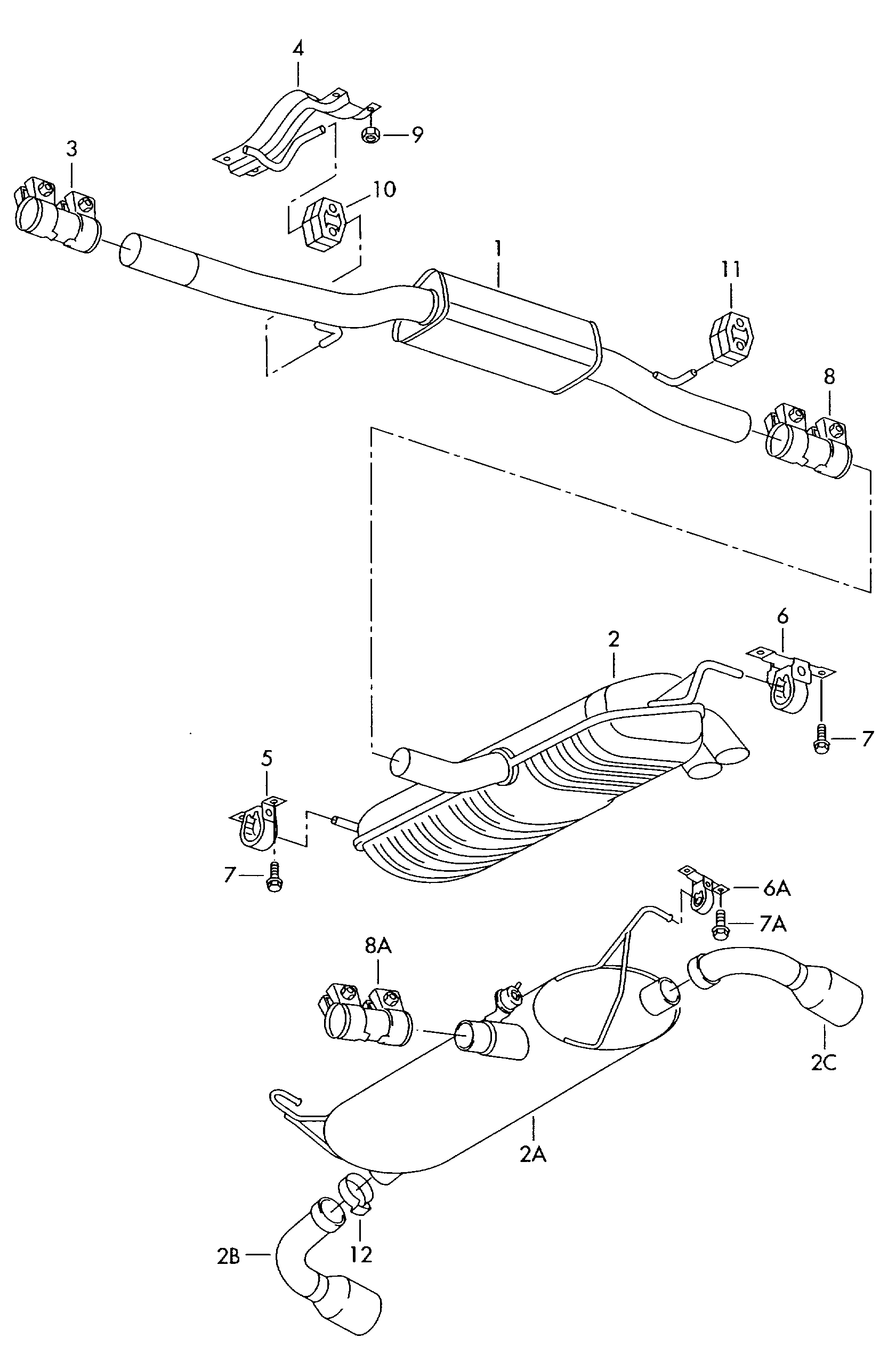 AUDI 1J0 253 144 J - Държач, гърне vvparts.bg