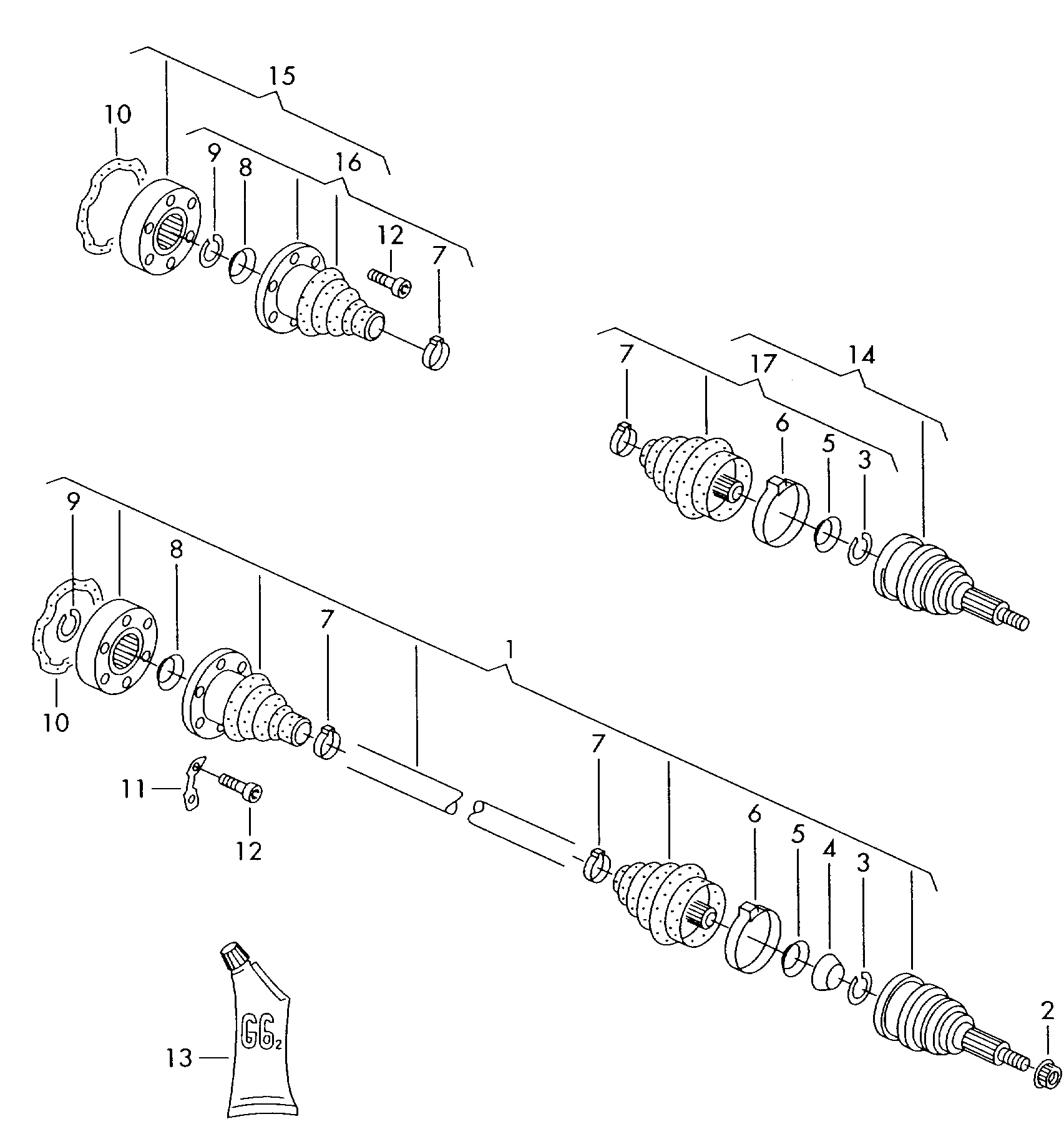 VAG 357 498 201 A - Маншон, полуоска vvparts.bg