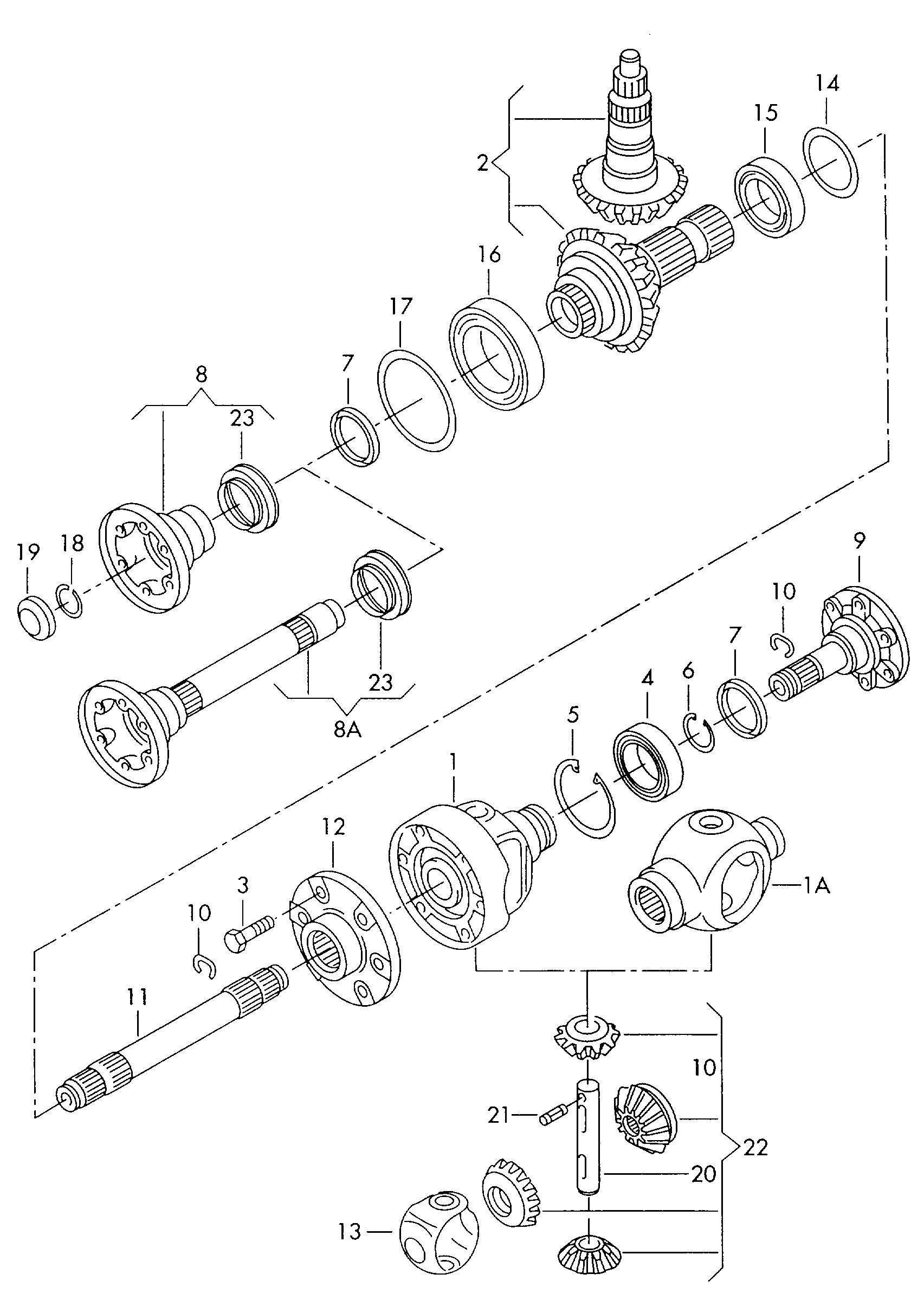 VAG N  0122981 - Комплект колесен лагер vvparts.bg