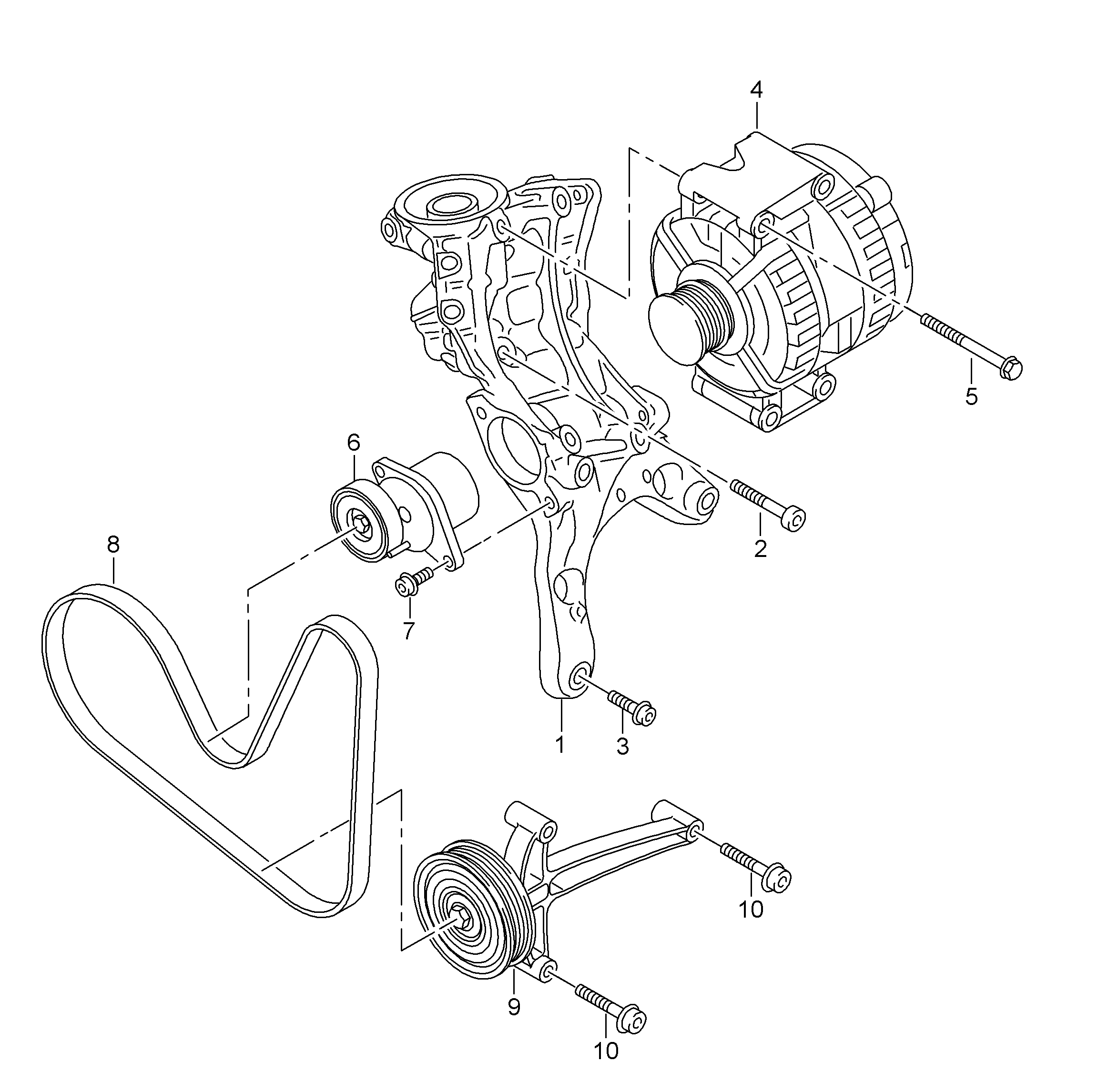 Porsche 06L 903 137 A - Пистов ремък vvparts.bg