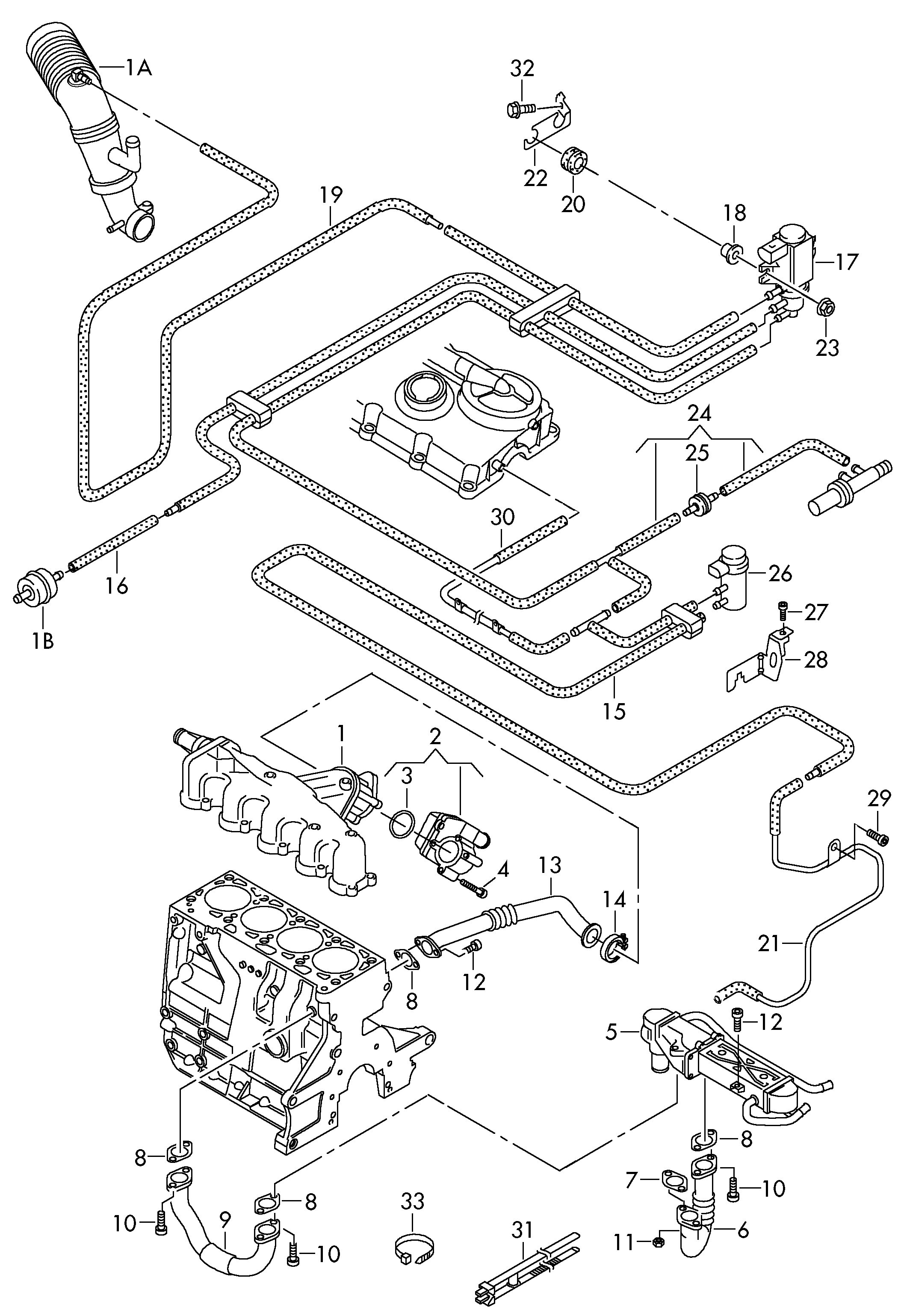 Seat 03L131531A - Heat insulation vvparts.bg