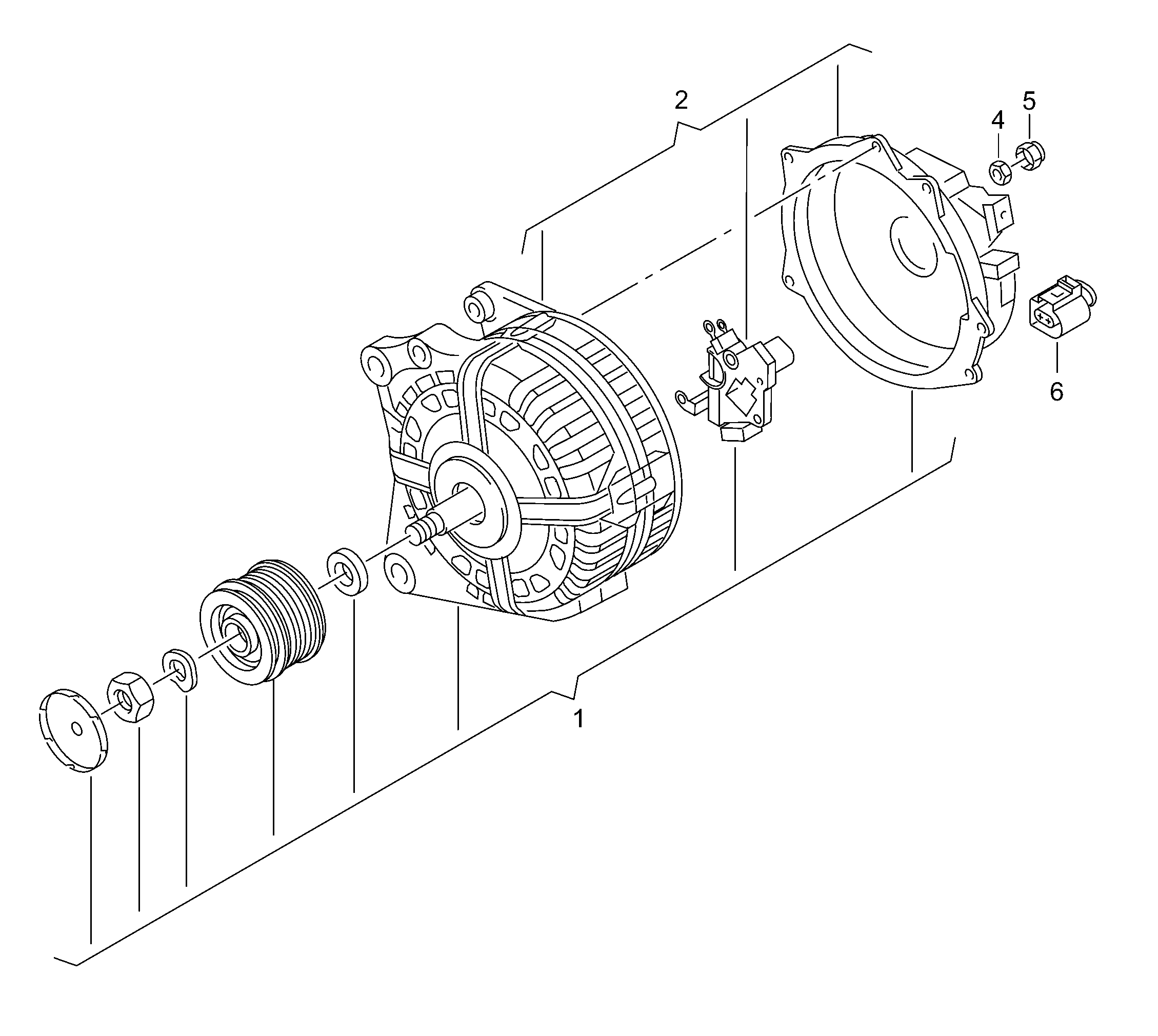 Seat 04L 903 024 S - Генератор vvparts.bg