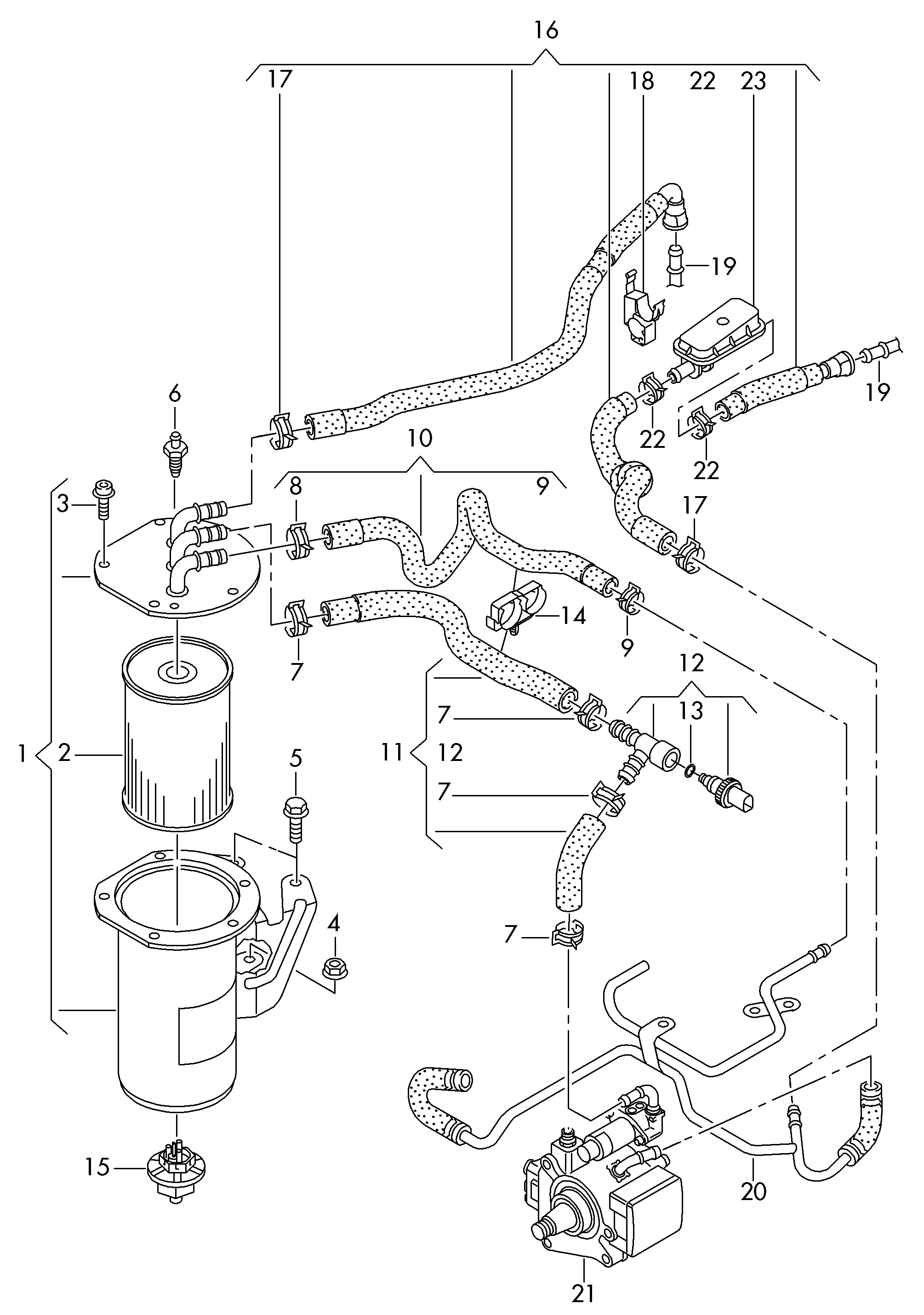 VAG 5Q0 127 177 - Горивен филтър vvparts.bg