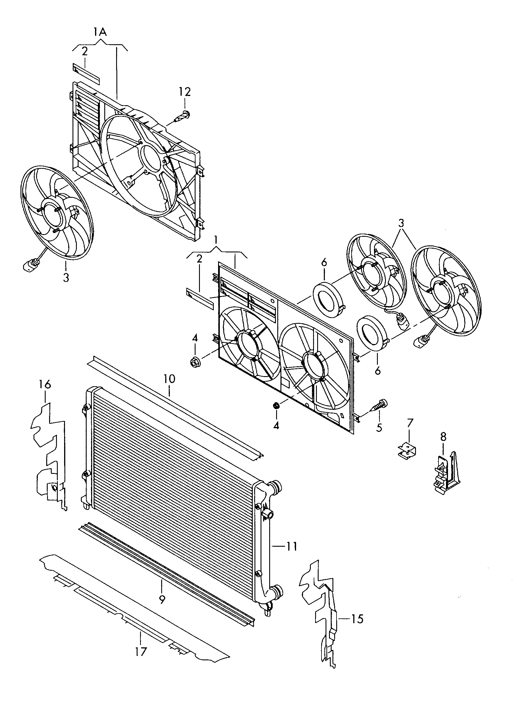 Seat 6R0121207Q - Електромотор, вентилатор на радиатора vvparts.bg