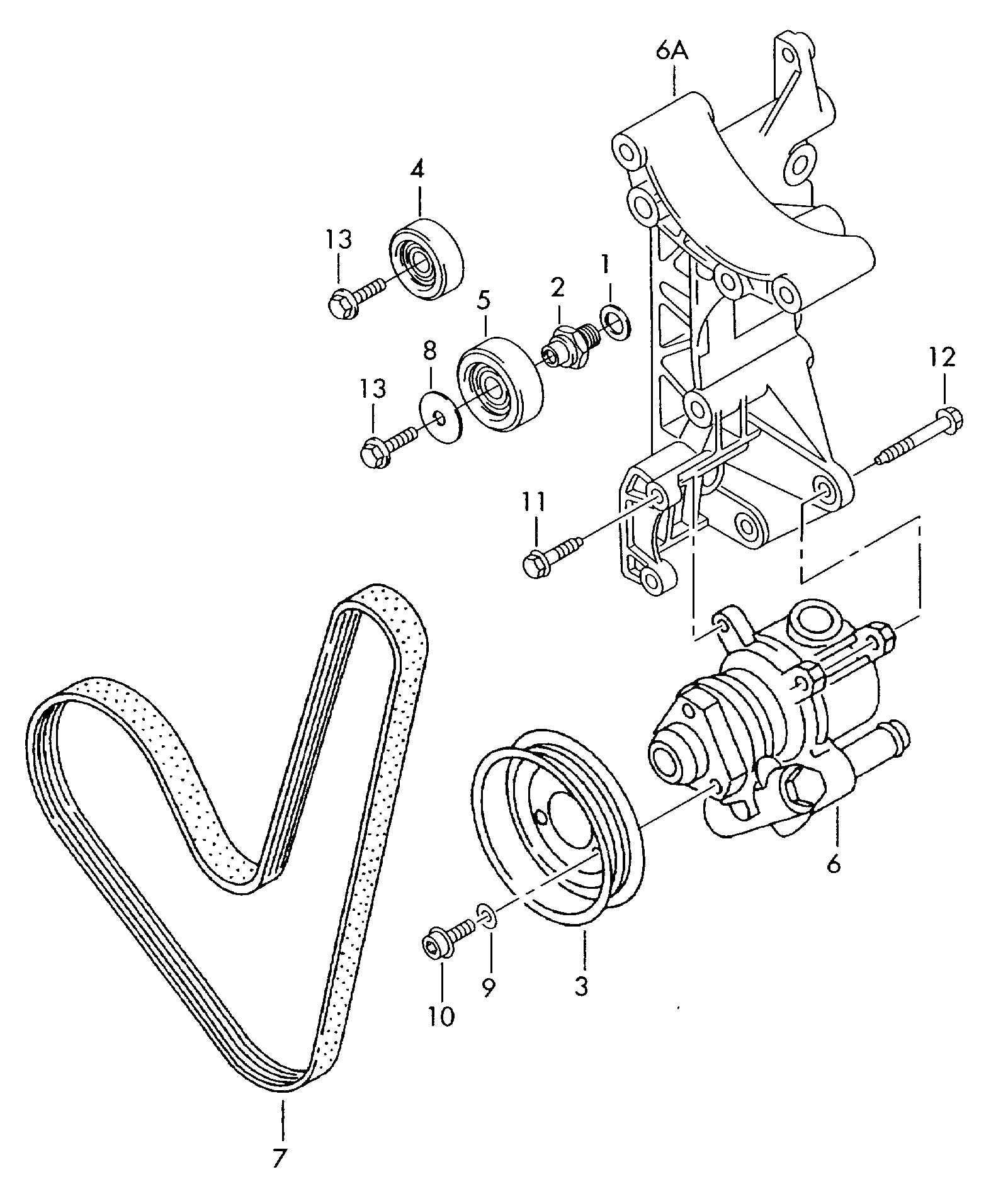 VAG 047903137AB - Пистов ремък vvparts.bg