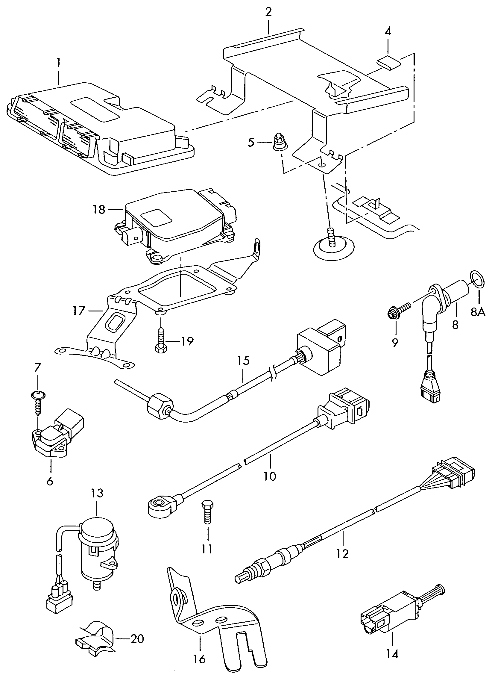 AUDI 1K0 998 262 G - Ламбда-сонда vvparts.bg