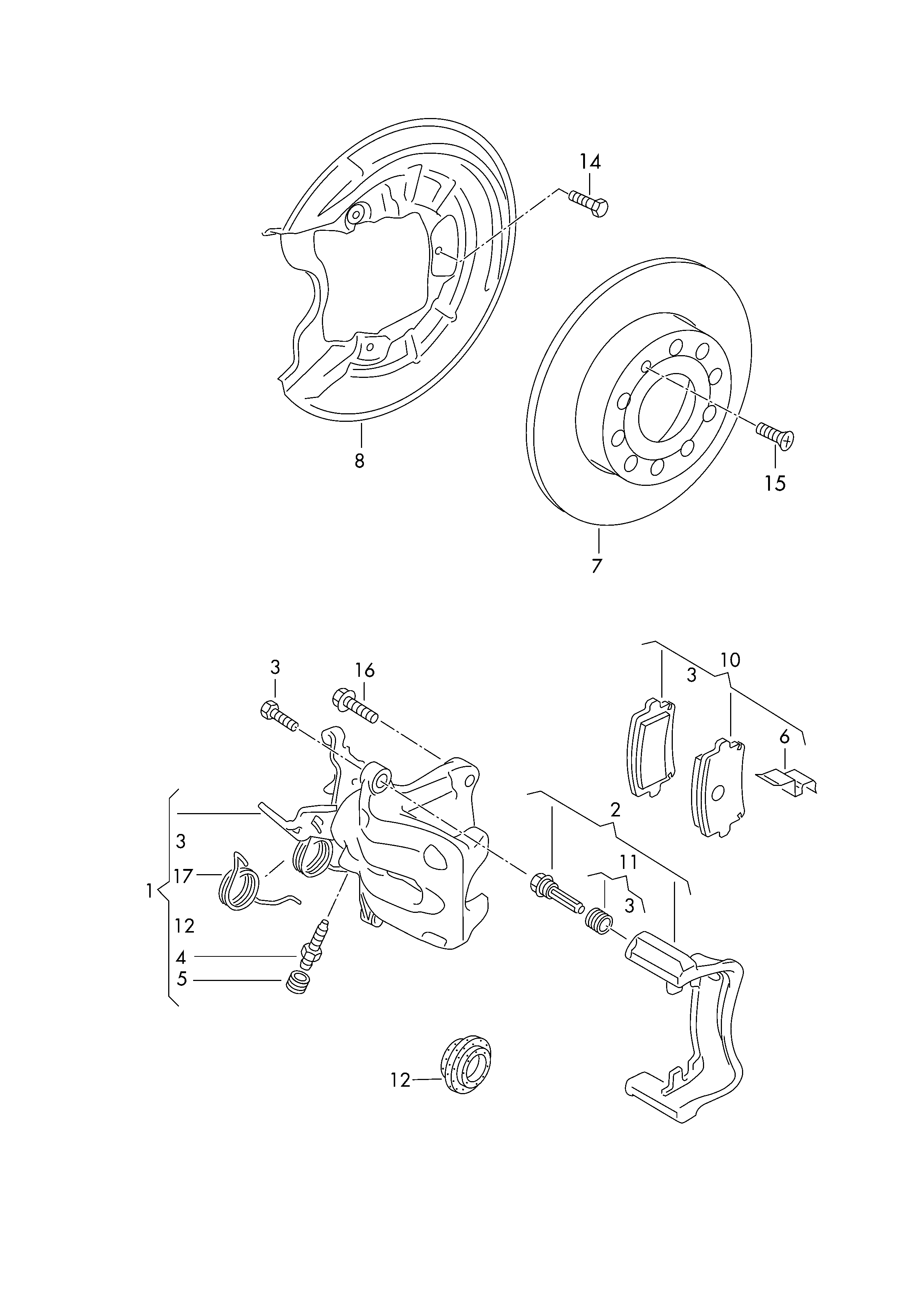 AUDI JZW698601AF - Спирачен диск vvparts.bg