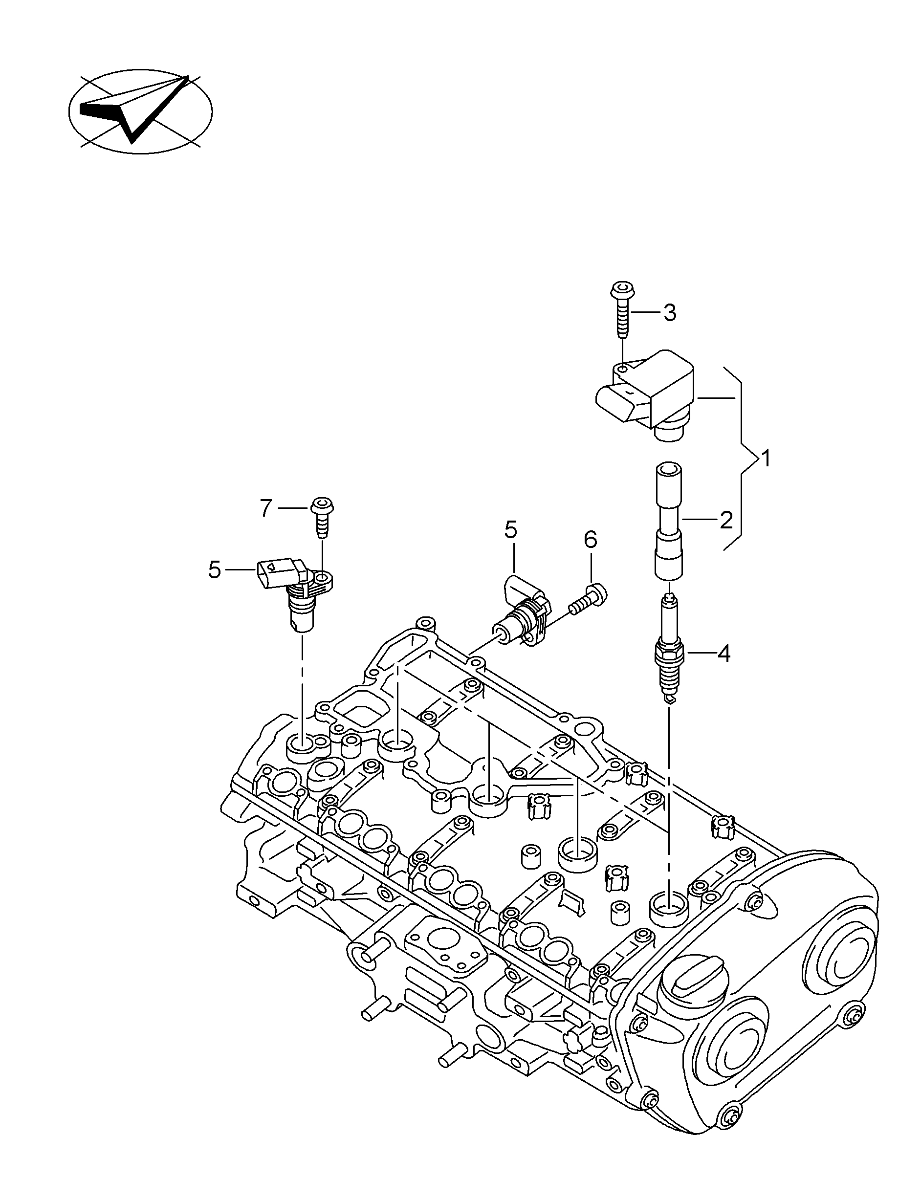 Seat 06L 905 110 C - Запалителна бобина vvparts.bg