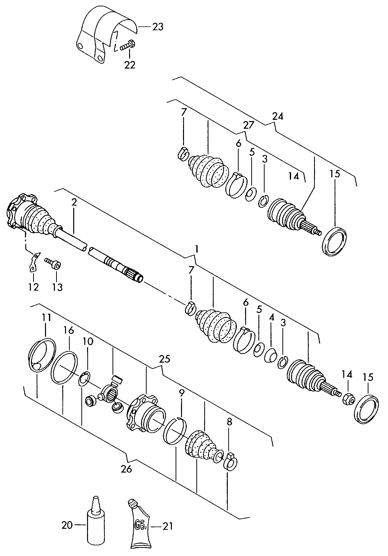 VW N   909 910 02 - Полуоска vvparts.bg