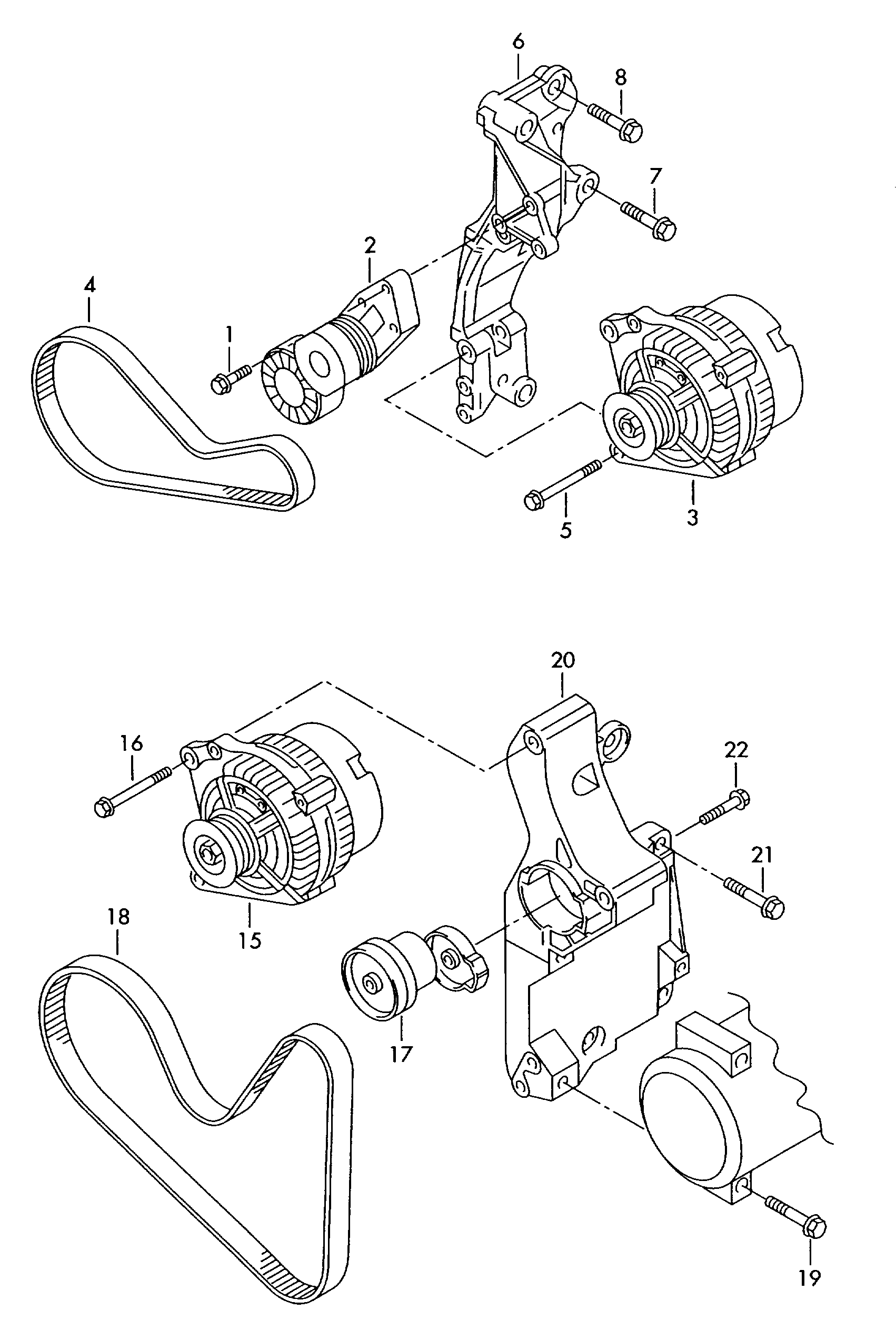 VAG 038903137AA - Пистов ремък vvparts.bg