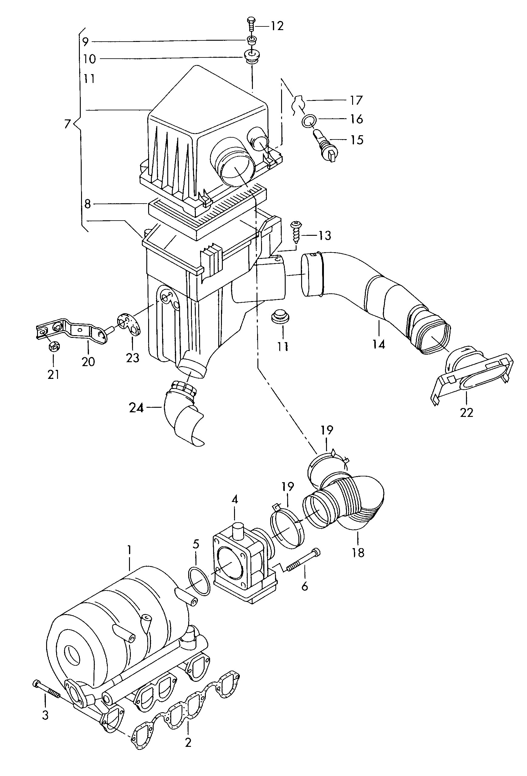 Skoda 6Q0 129 607 AE - Въздушен филтър vvparts.bg