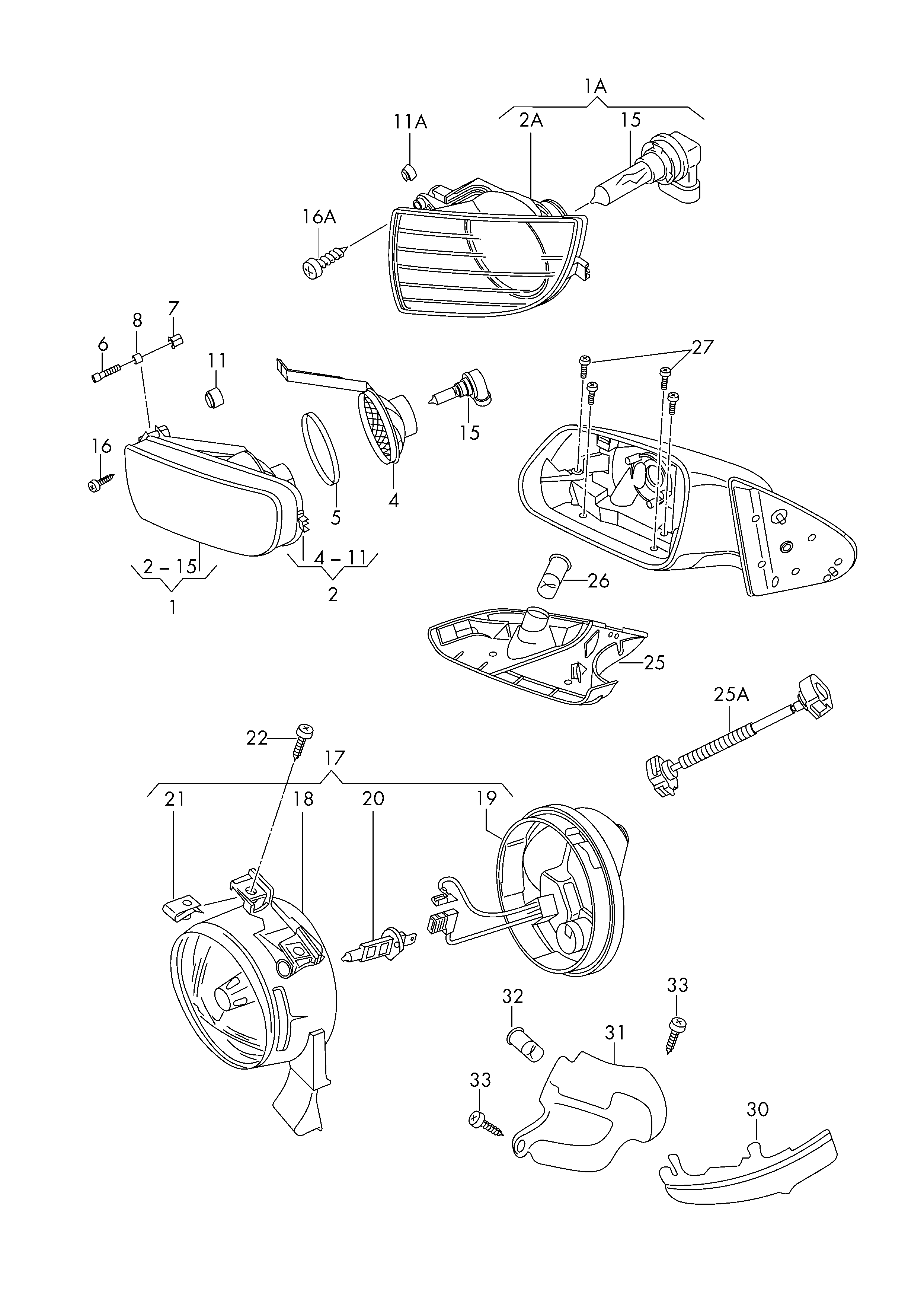 VW 1Z0949101D - Мигачи vvparts.bg