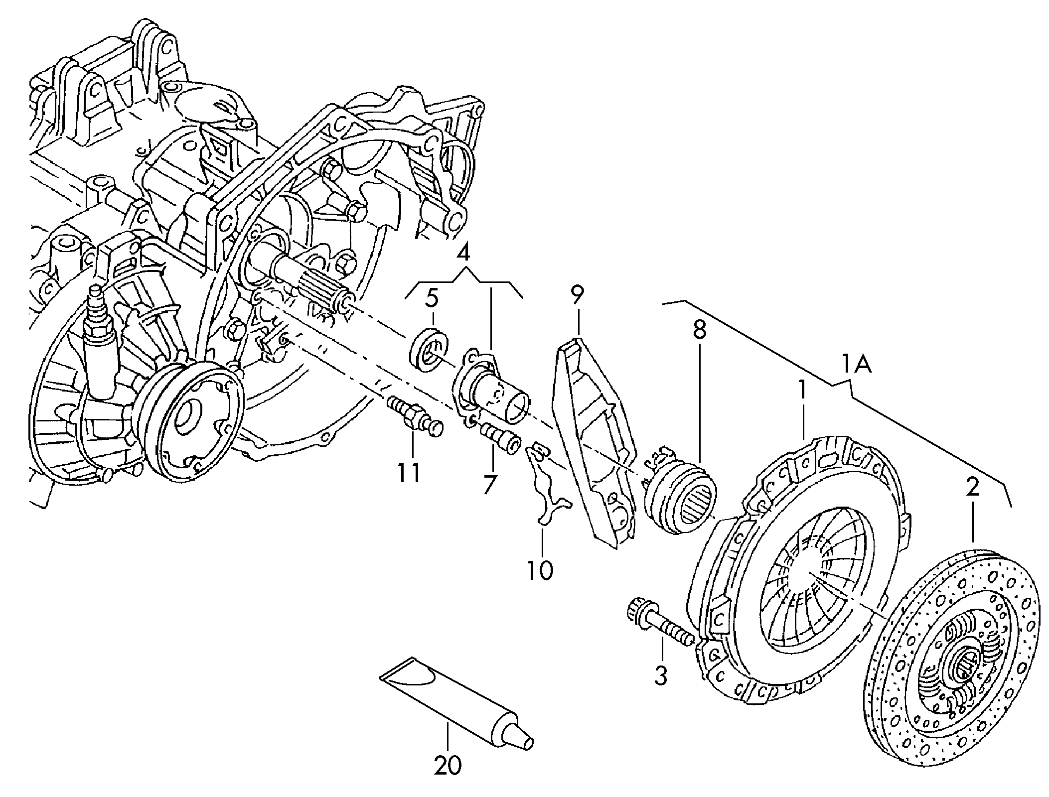 Skoda 03L 141 032 A - Диск на съединителя vvparts.bg