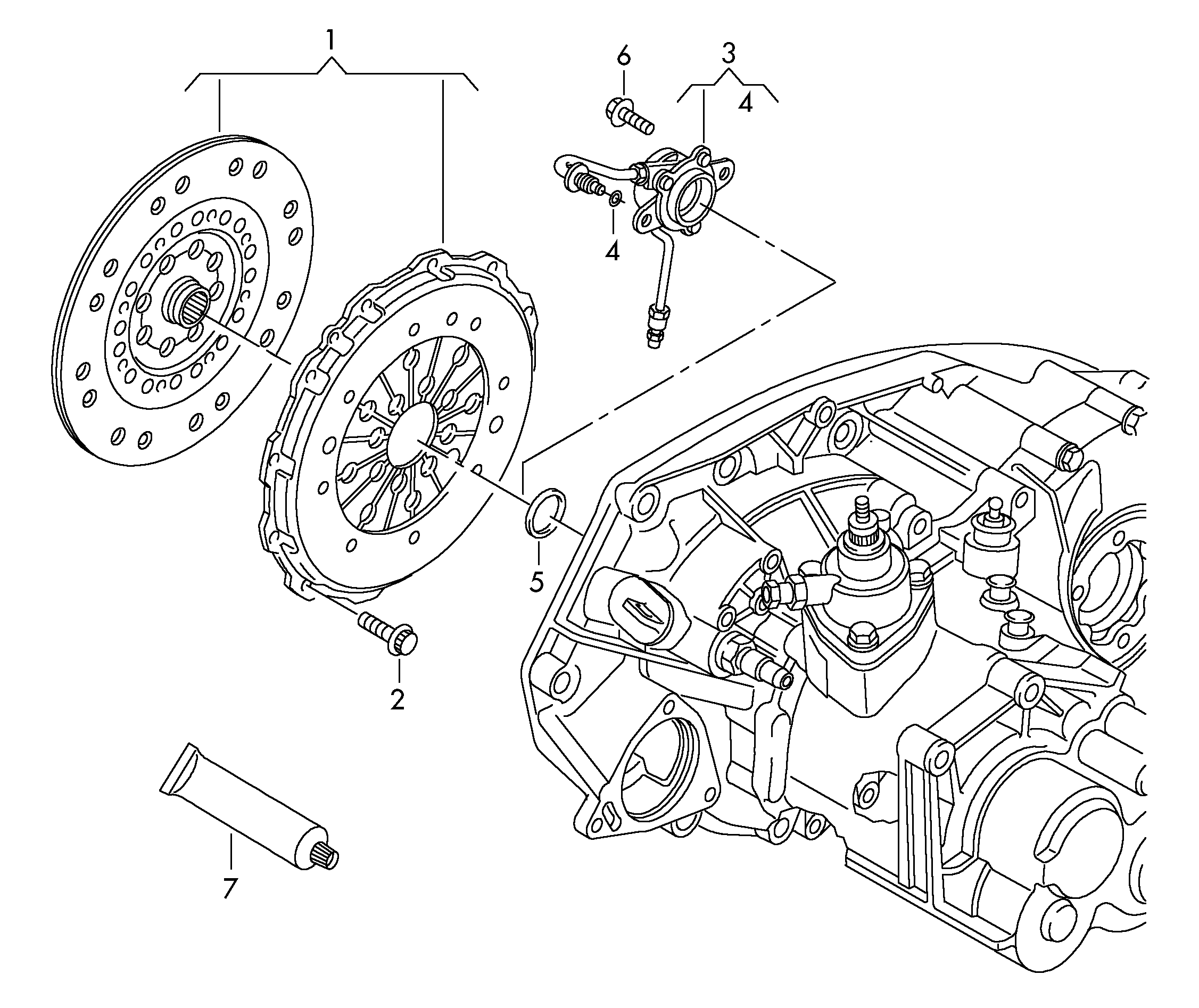 VAG 06J141015J - Комплект съединител vvparts.bg