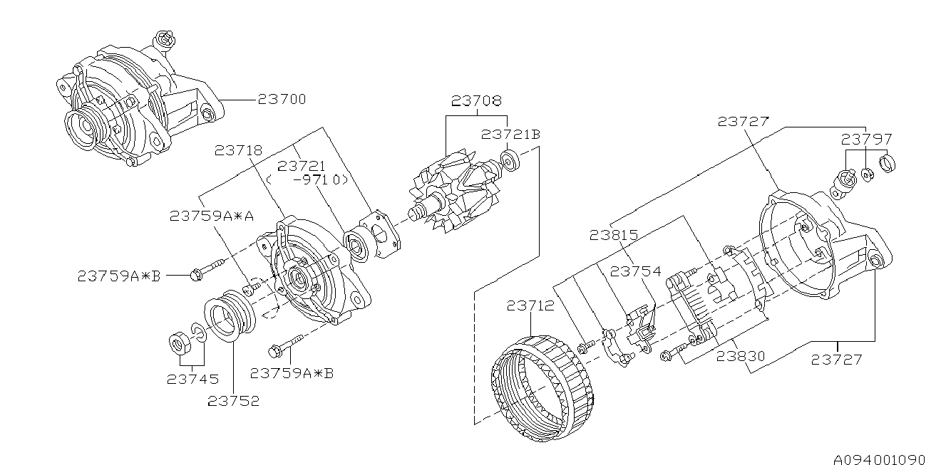 NISSAN 23700-AA290 - Генератор vvparts.bg