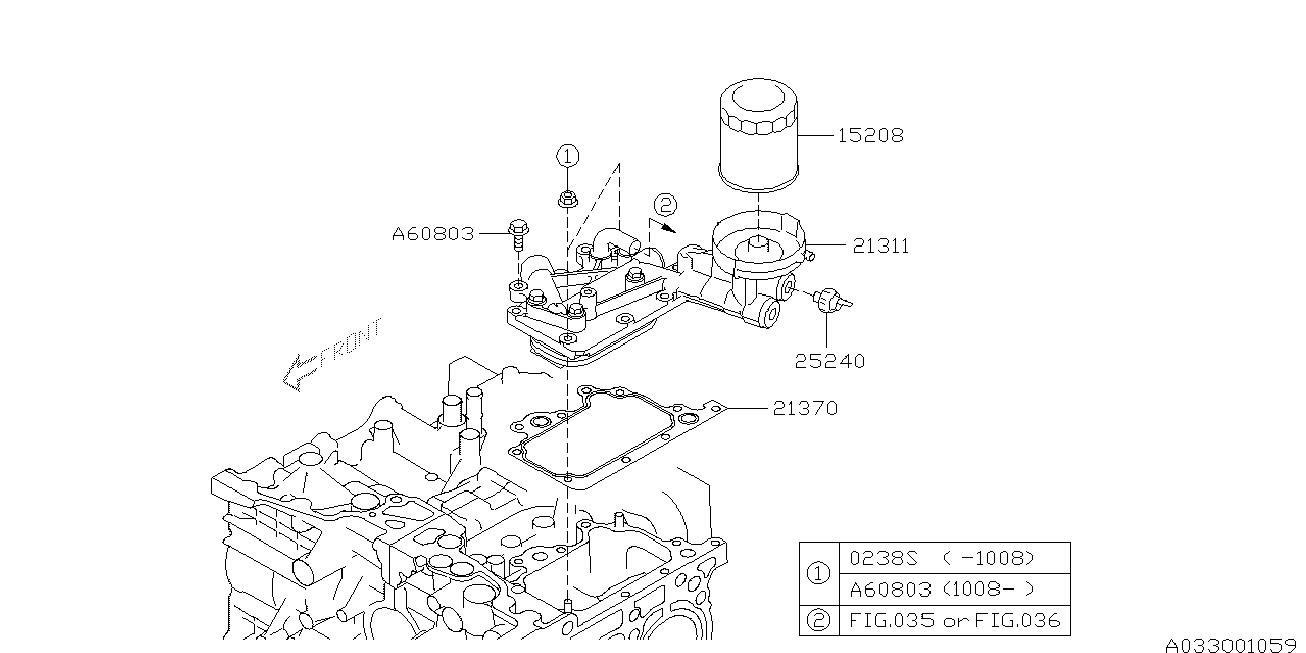 Subaru 15208-AA110 - Маслен филтър vvparts.bg