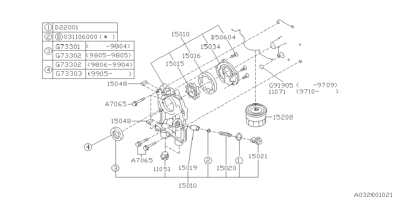 ISUZU 15208-AA024 - Маслен филтър vvparts.bg