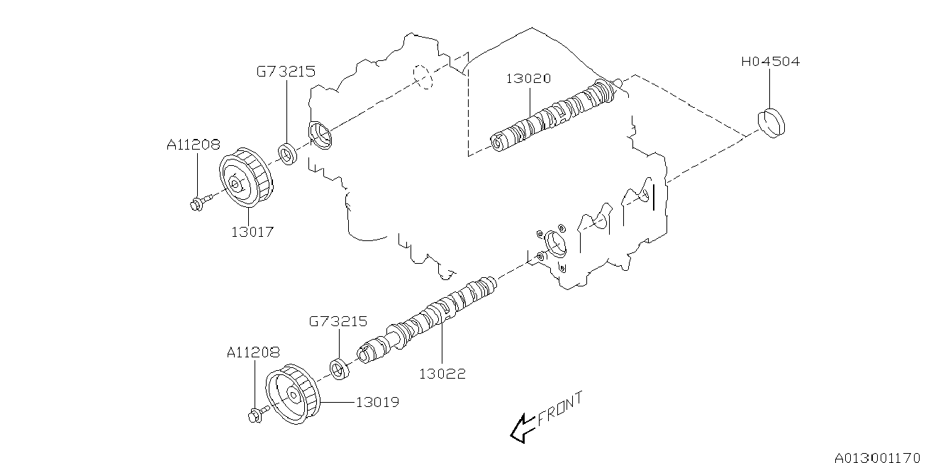 Rover 806732150 - Семеринг, разпределителен вал vvparts.bg