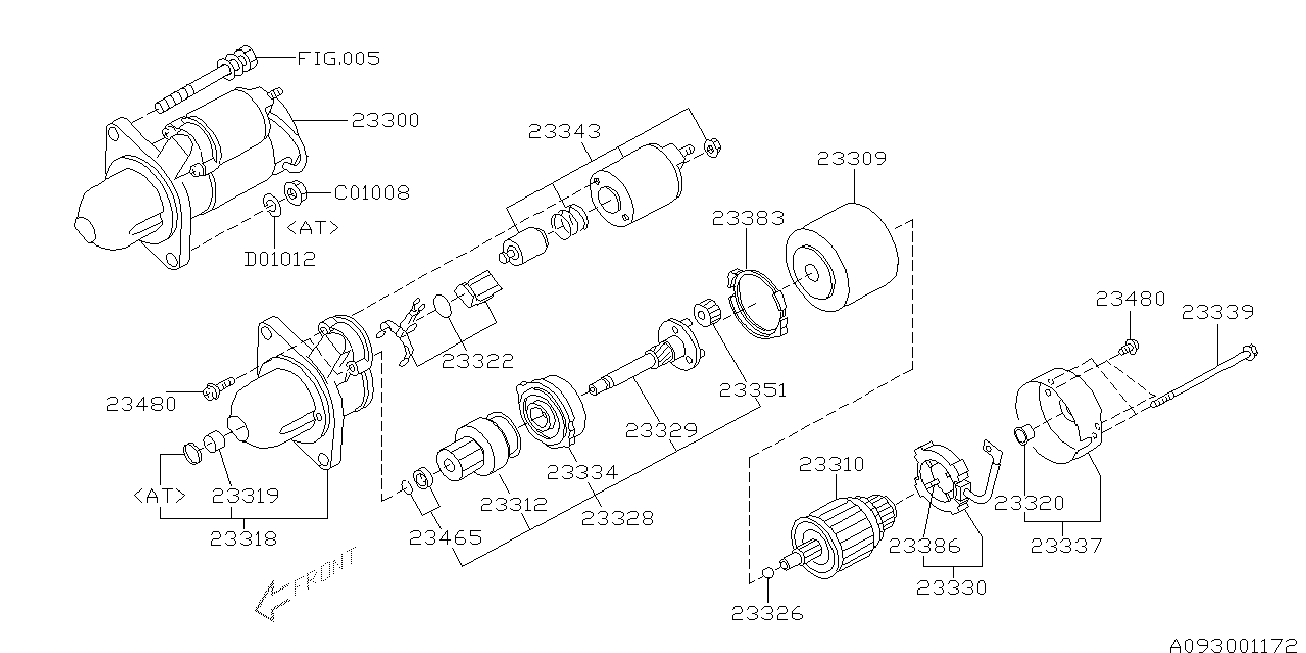 NISSAN 23312AA000 - Зъбно колелце, стартер vvparts.bg