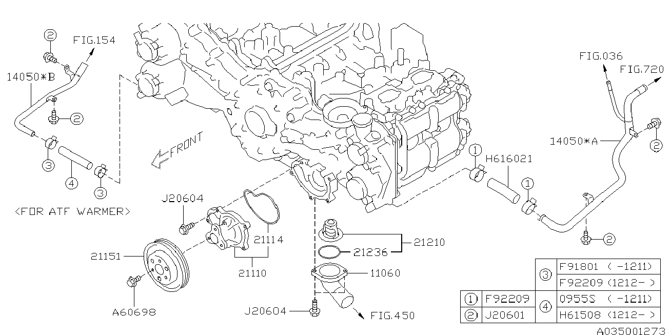 Mitsubishi 21210AA210 - Термостат, охладителна течност vvparts.bg