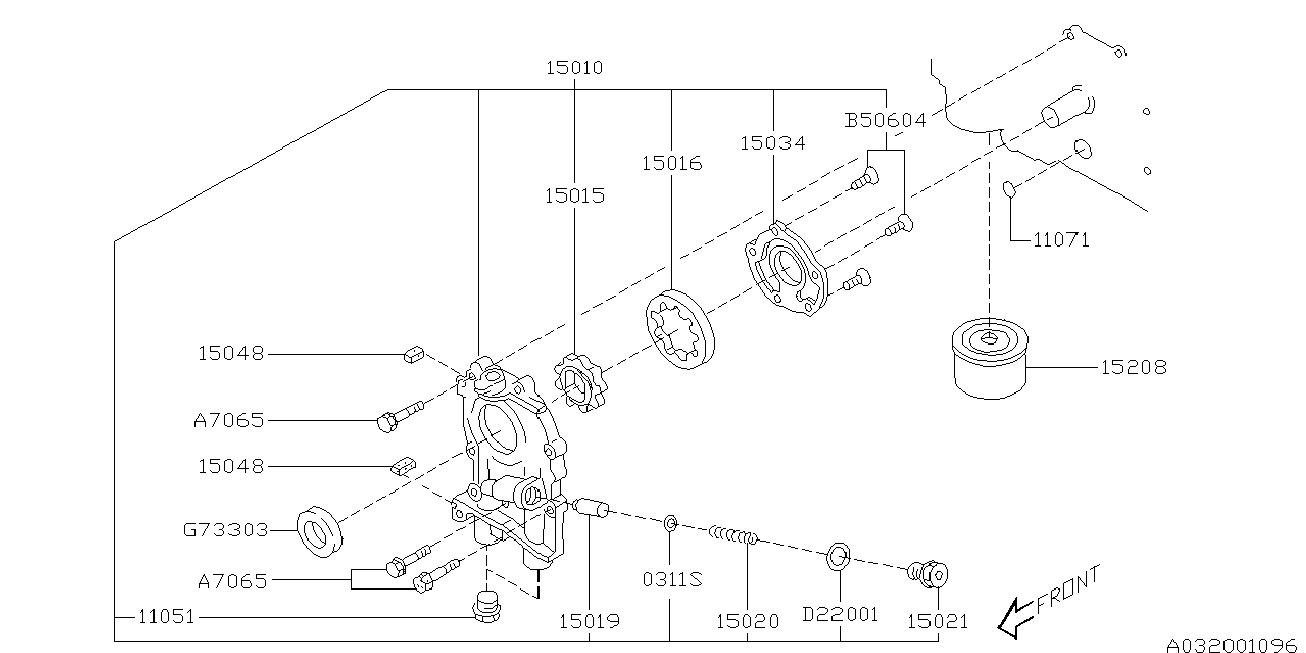 MAZDA 15208AA080 - Маслен филтър vvparts.bg