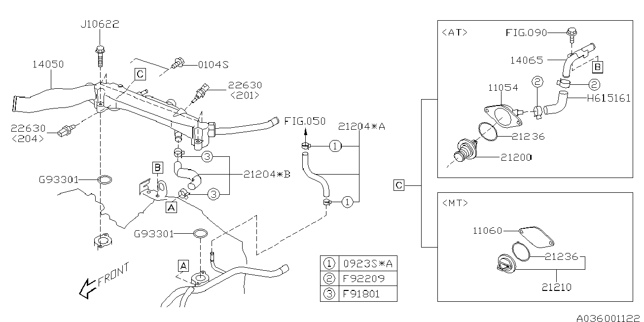 Subaru 806933010 - Термостат, охладителна течност vvparts.bg