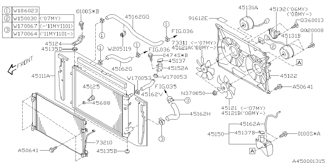 Subaru 45137-XA01A - Капачка, радиатор vvparts.bg