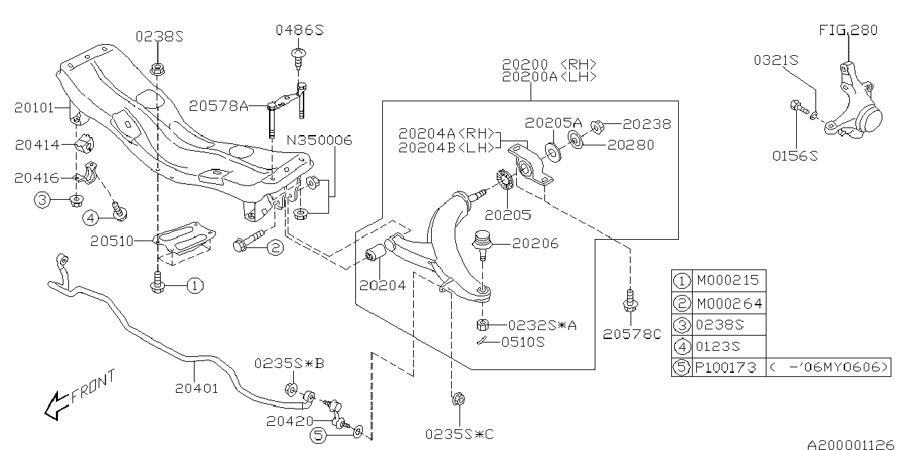 Mitsubishi 20470-SA000 - Биалета vvparts.bg