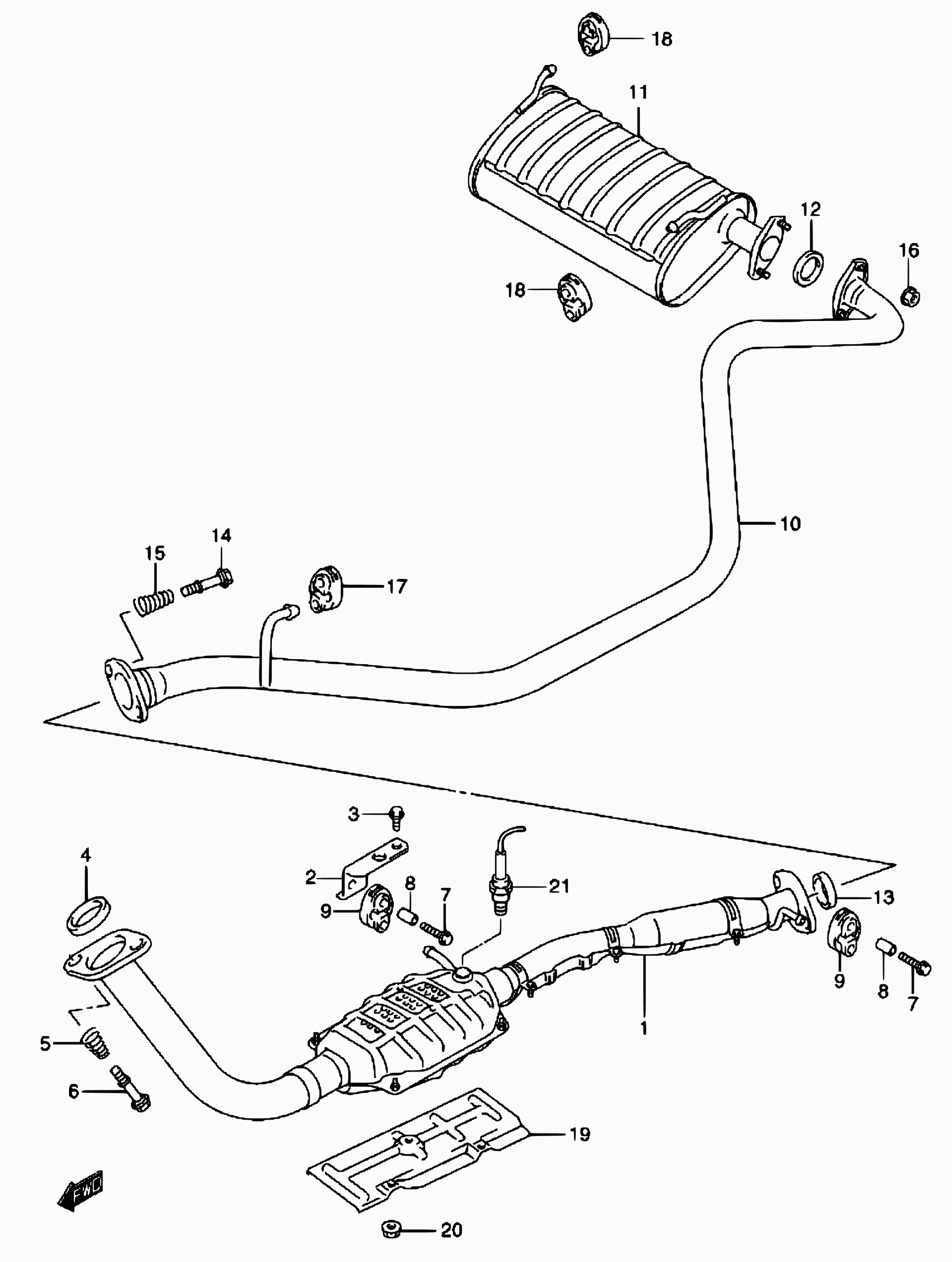 Suzuki 14183-76A00 - Уплътнителен пръстен, изпуск. тръба vvparts.bg