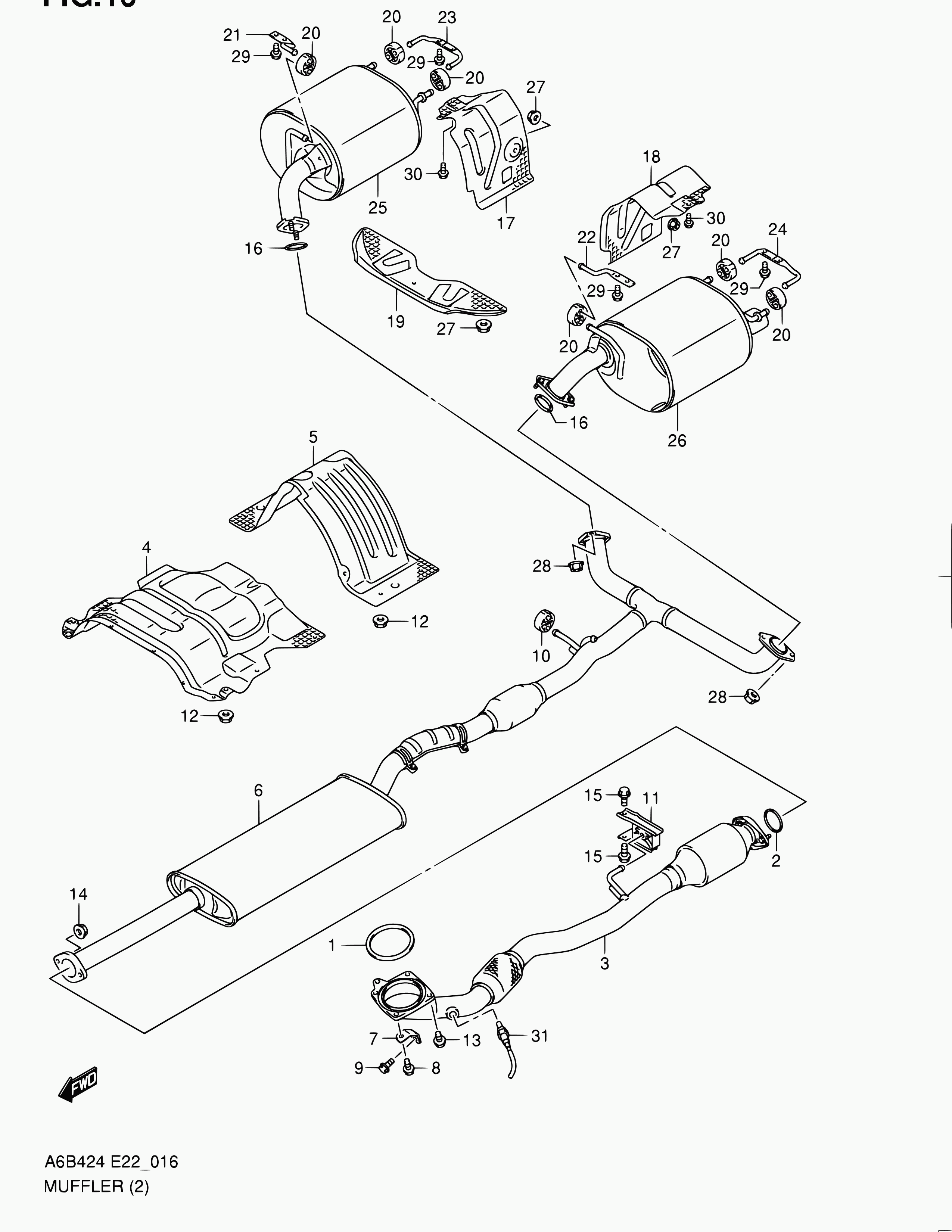 Suzuki 14182-60B00 - Уплътнение, изпускателни тръби vvparts.bg