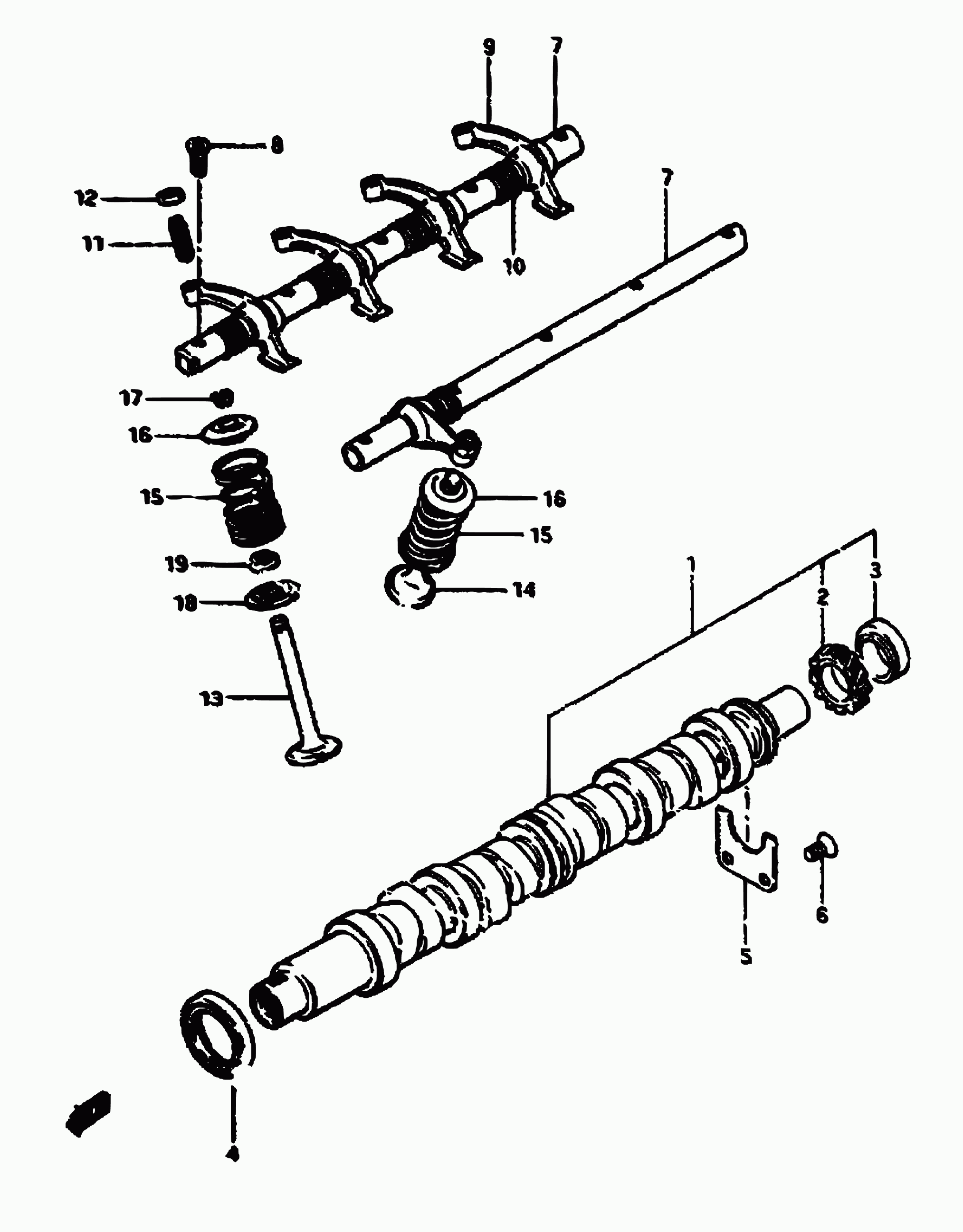 Suzuki 09283-32022 - Семеринг, разпределителен вал vvparts.bg