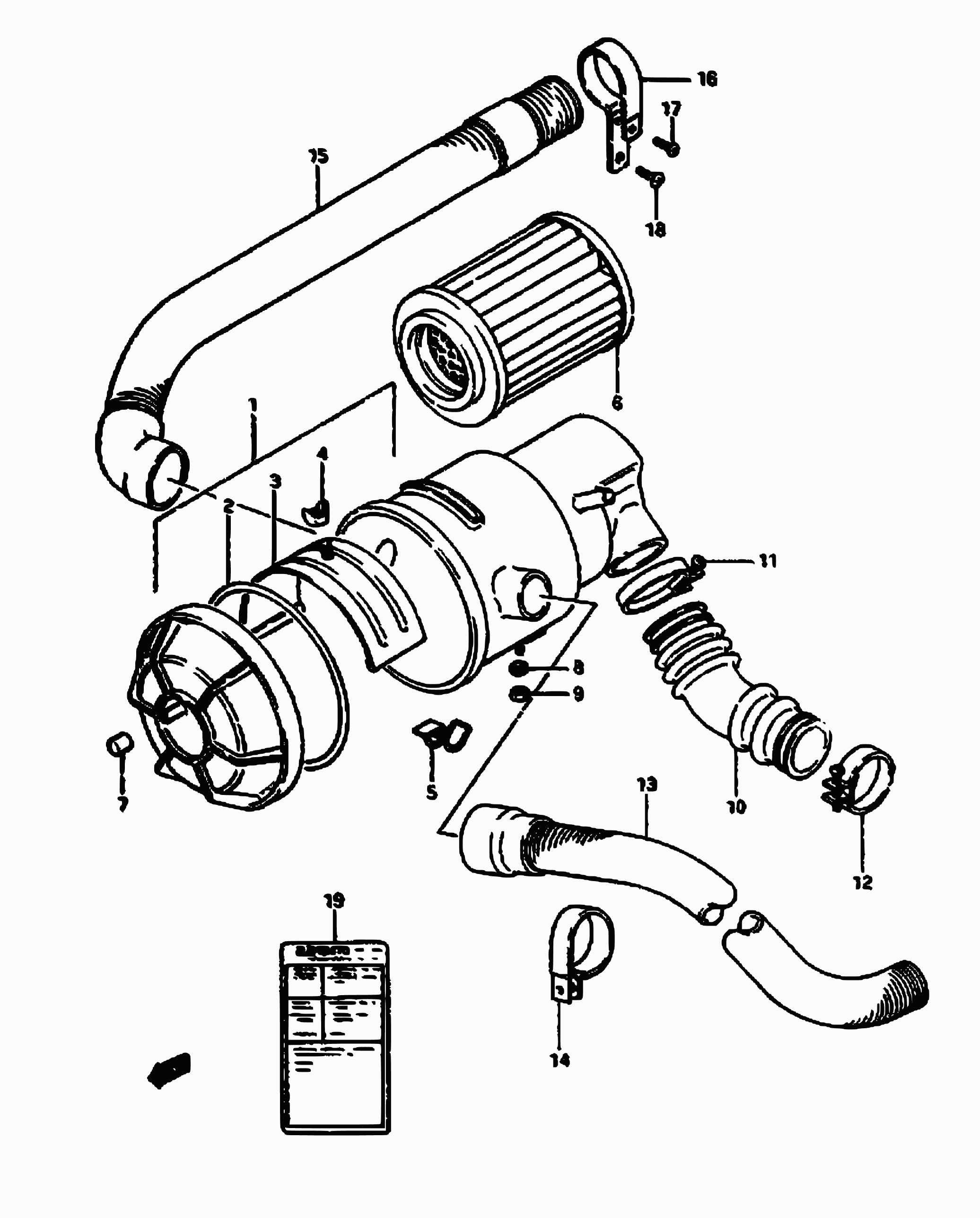 Suzuki 13780-79210 - Въздушен филтър vvparts.bg