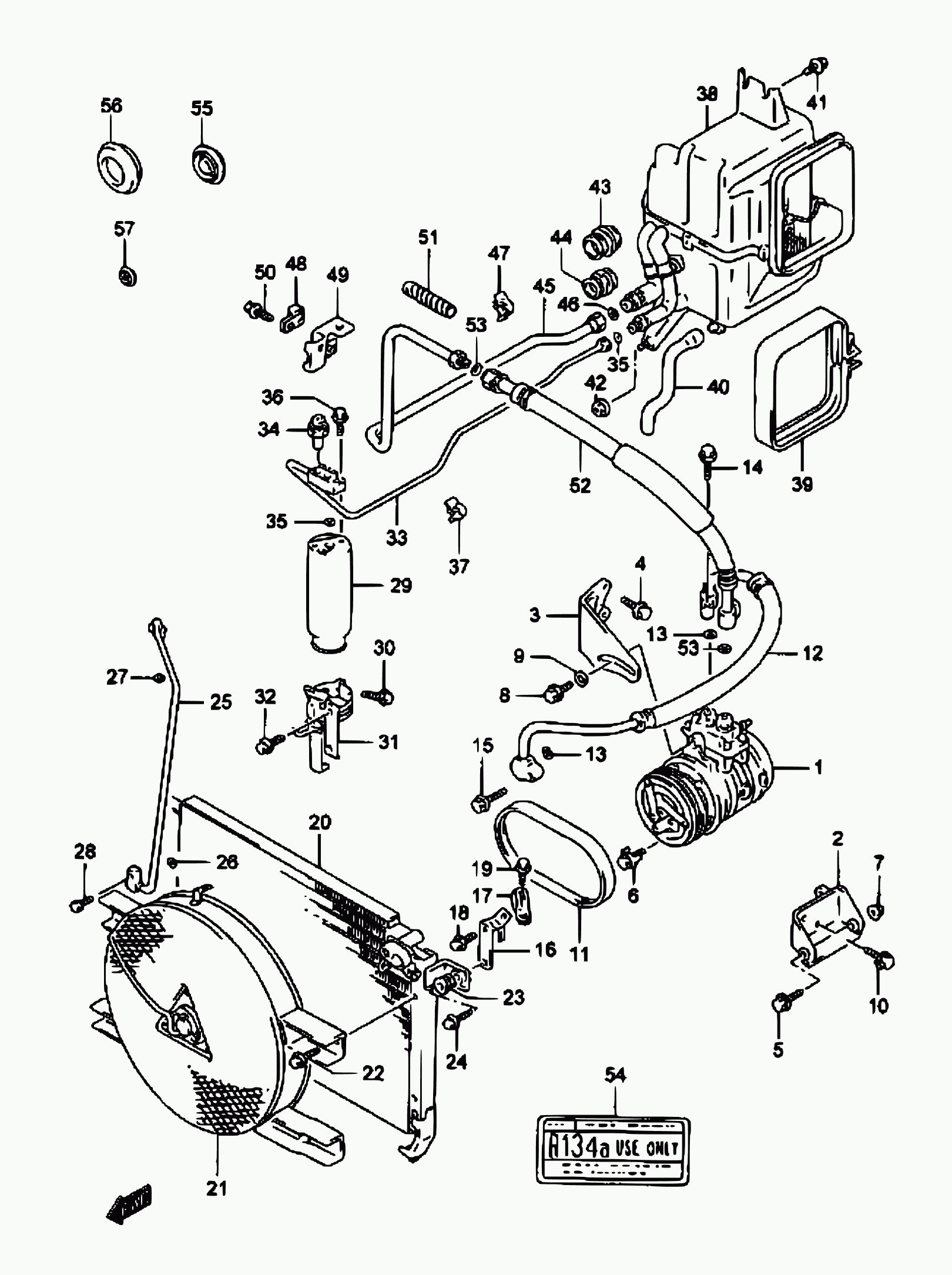 Suzuki 95330-71B20 - Изсушител, климатизация vvparts.bg