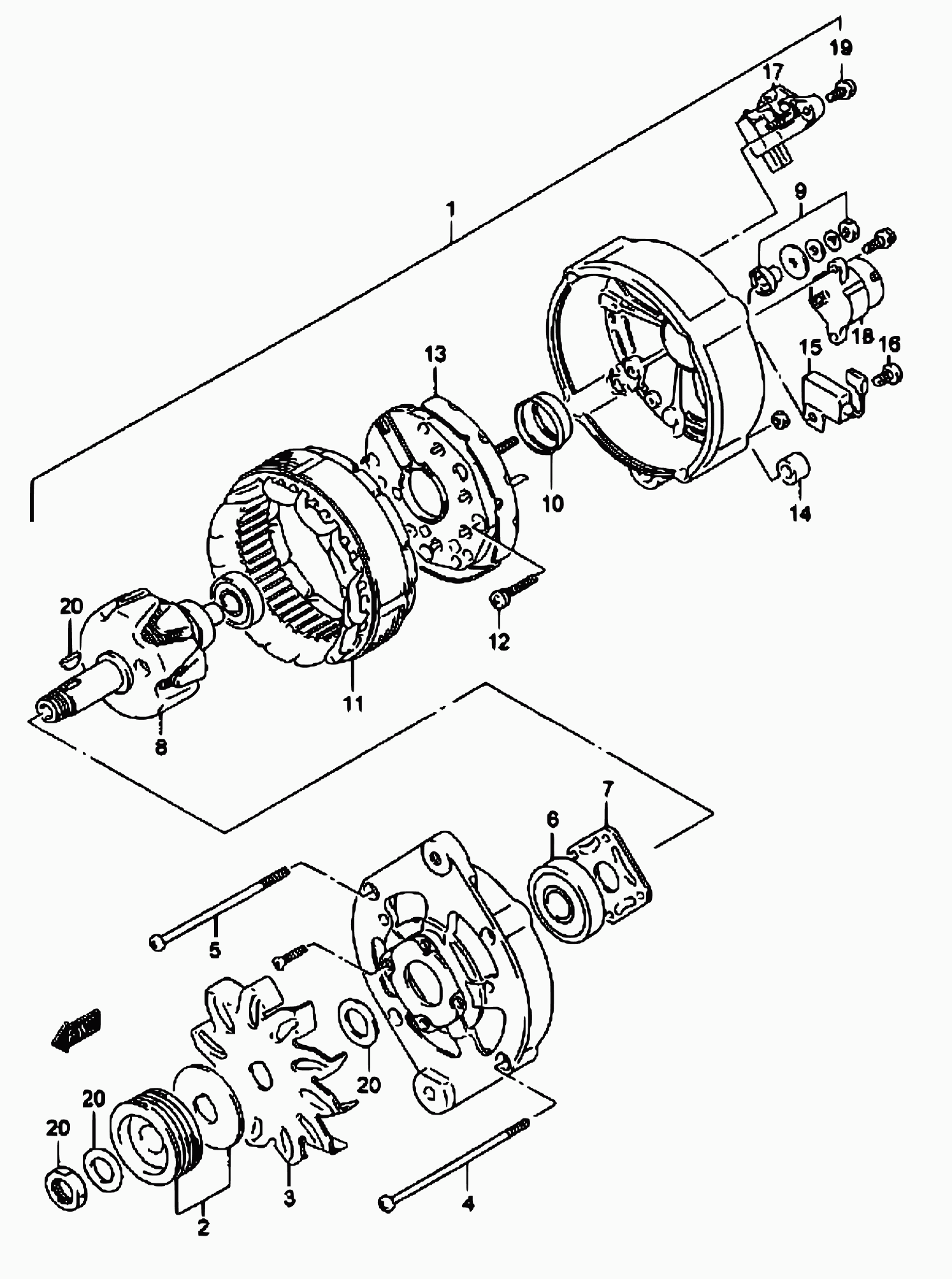 Honda 31400-85C00 - Генератор vvparts.bg