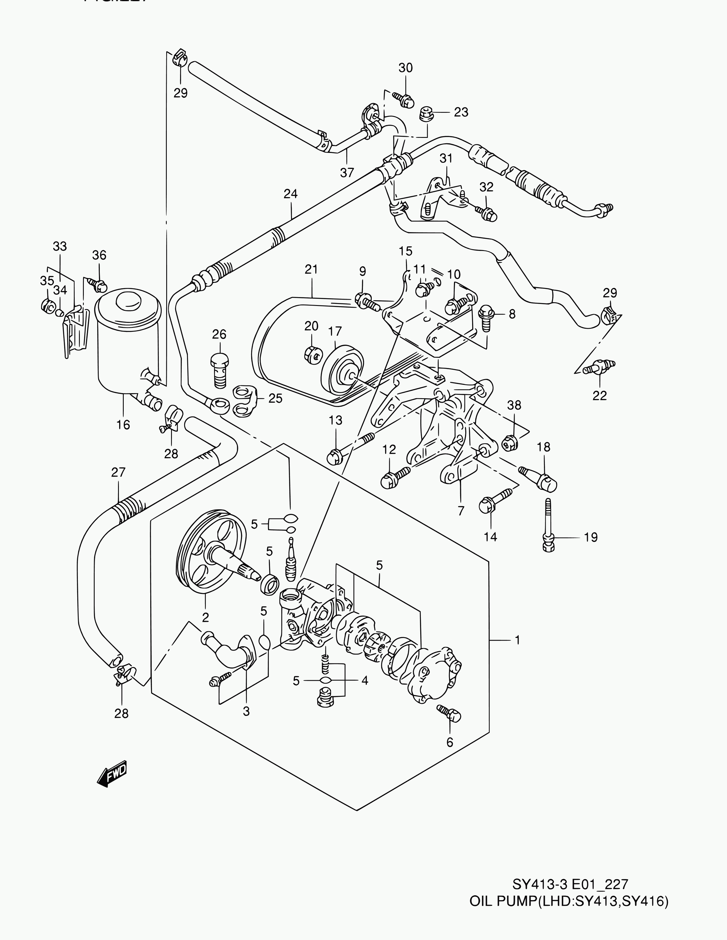 Subaru 49180-63G10 - Пистов ремък vvparts.bg